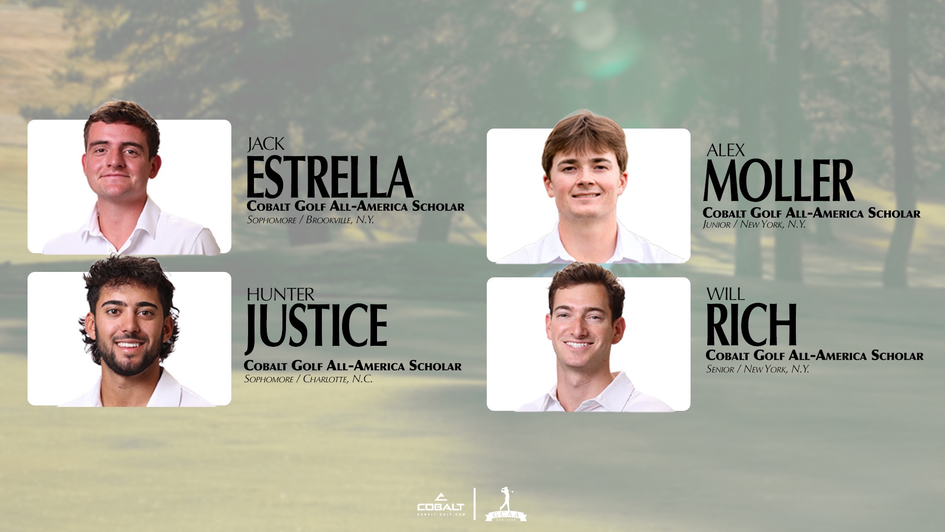 M Golf Cobalt All-America Scholars