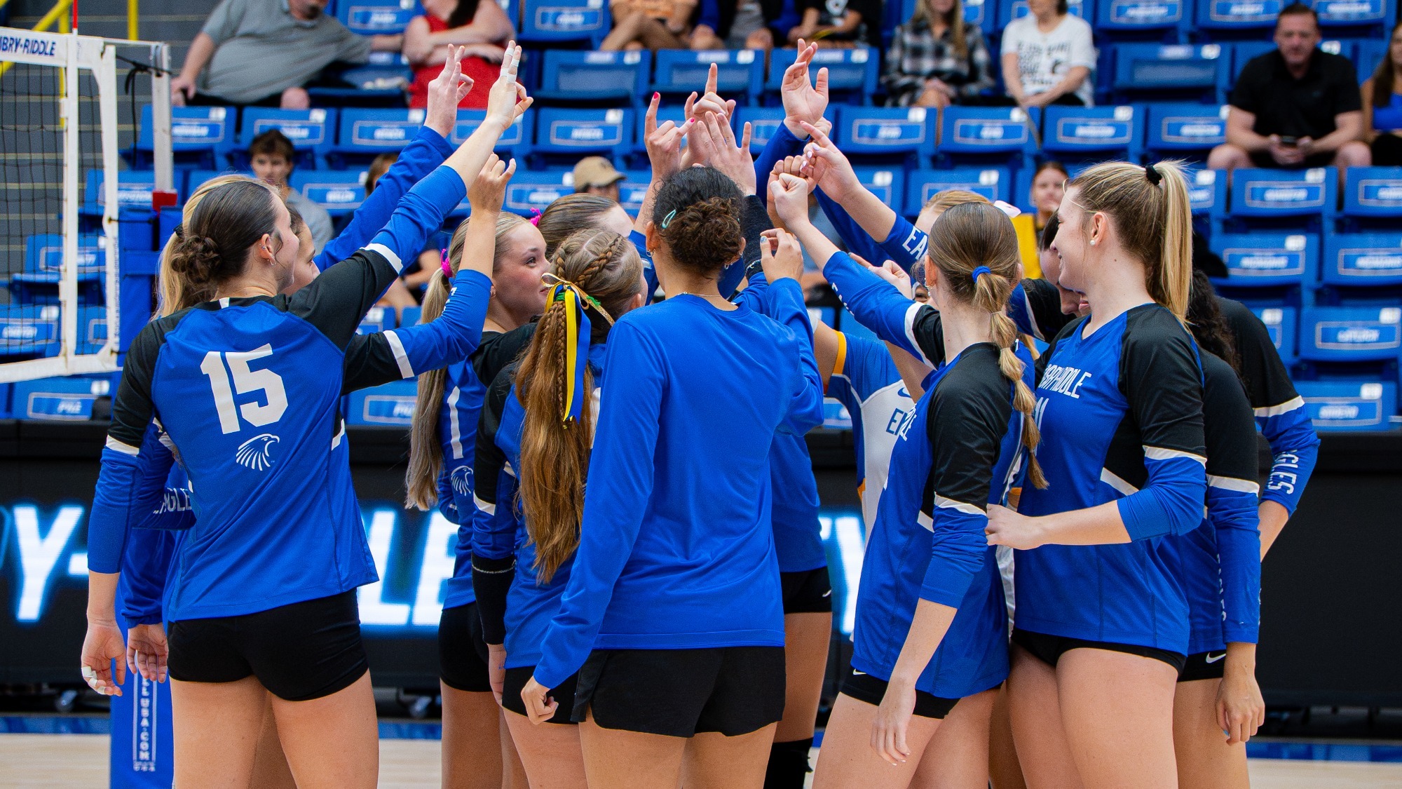 Volleyball huddle
