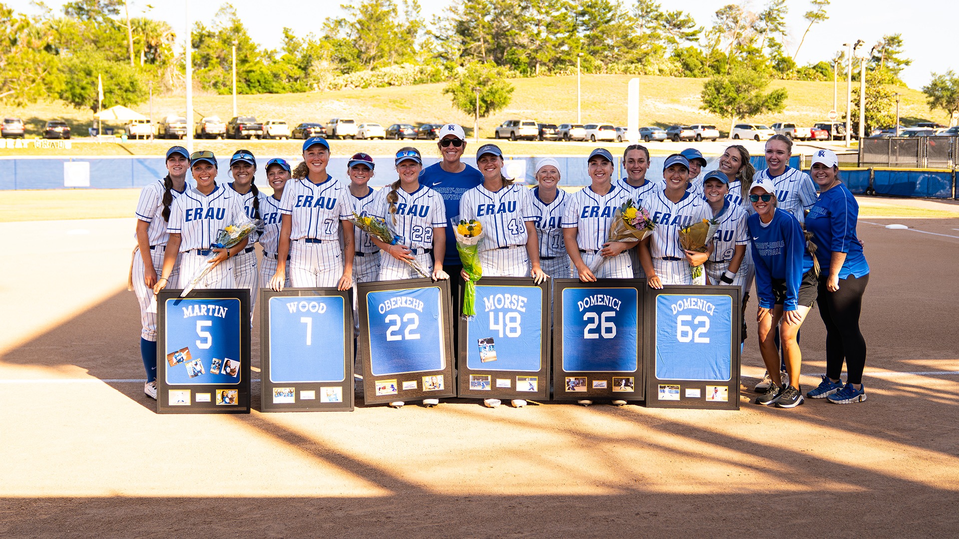 Seniors with team