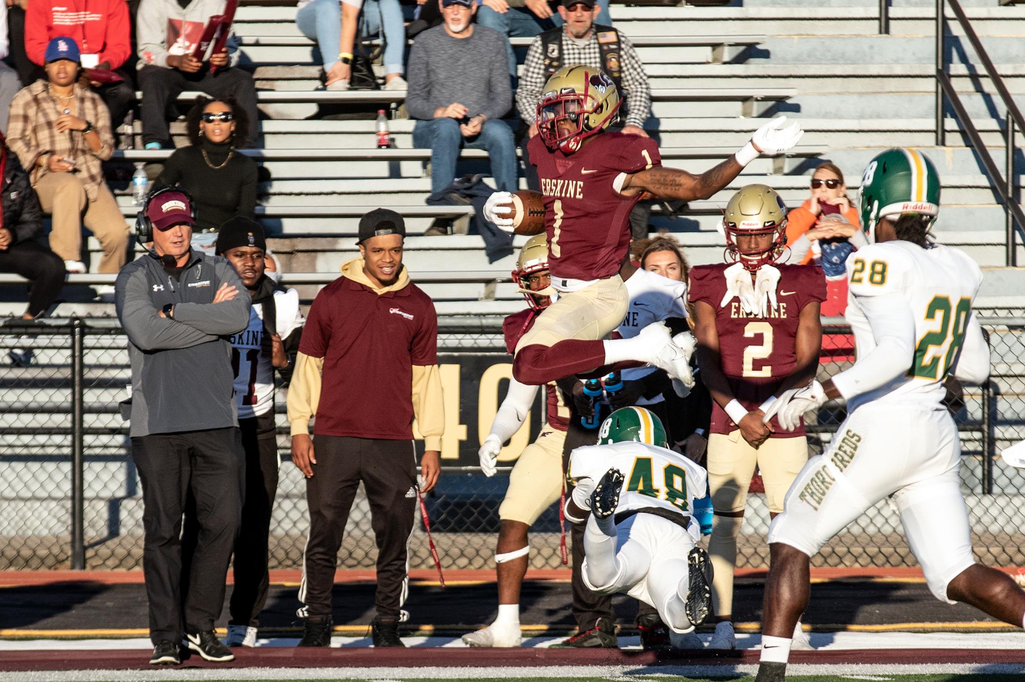 Erskine Football McKie's huge day not enough as Kentucky State downs Fleet, 4117 Erskine