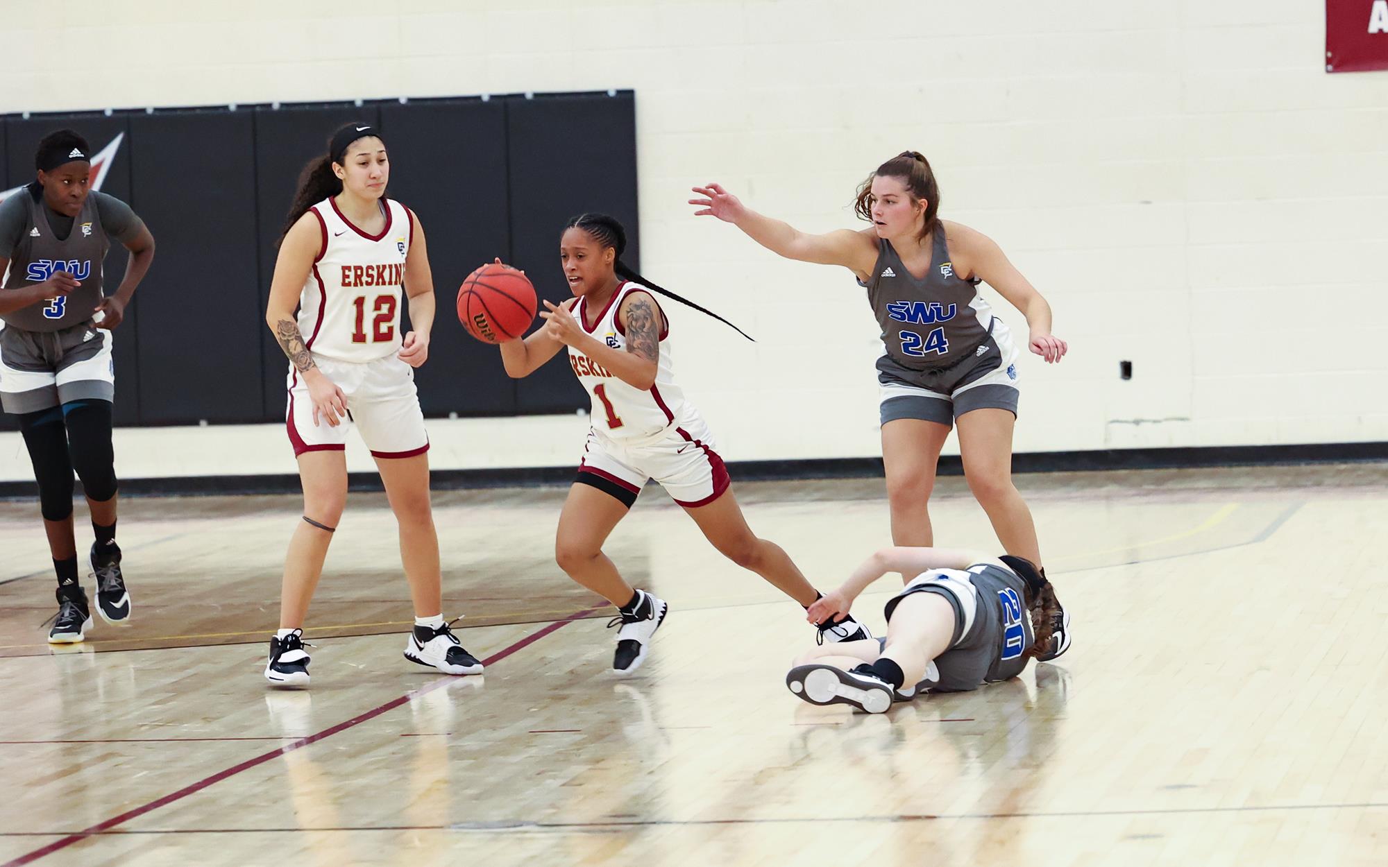 Erskine Women's Basketball Fleet Fall in First Conference Match to UNCP Erskine College