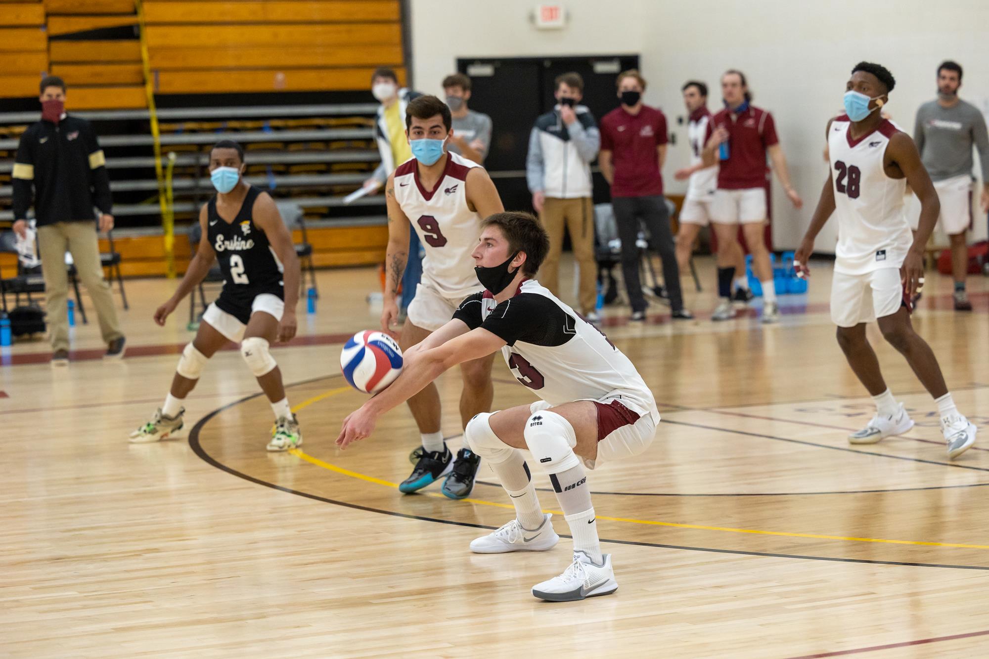 Erskine Men's Volleyball Fleet swept by Emmanuel in opening round of