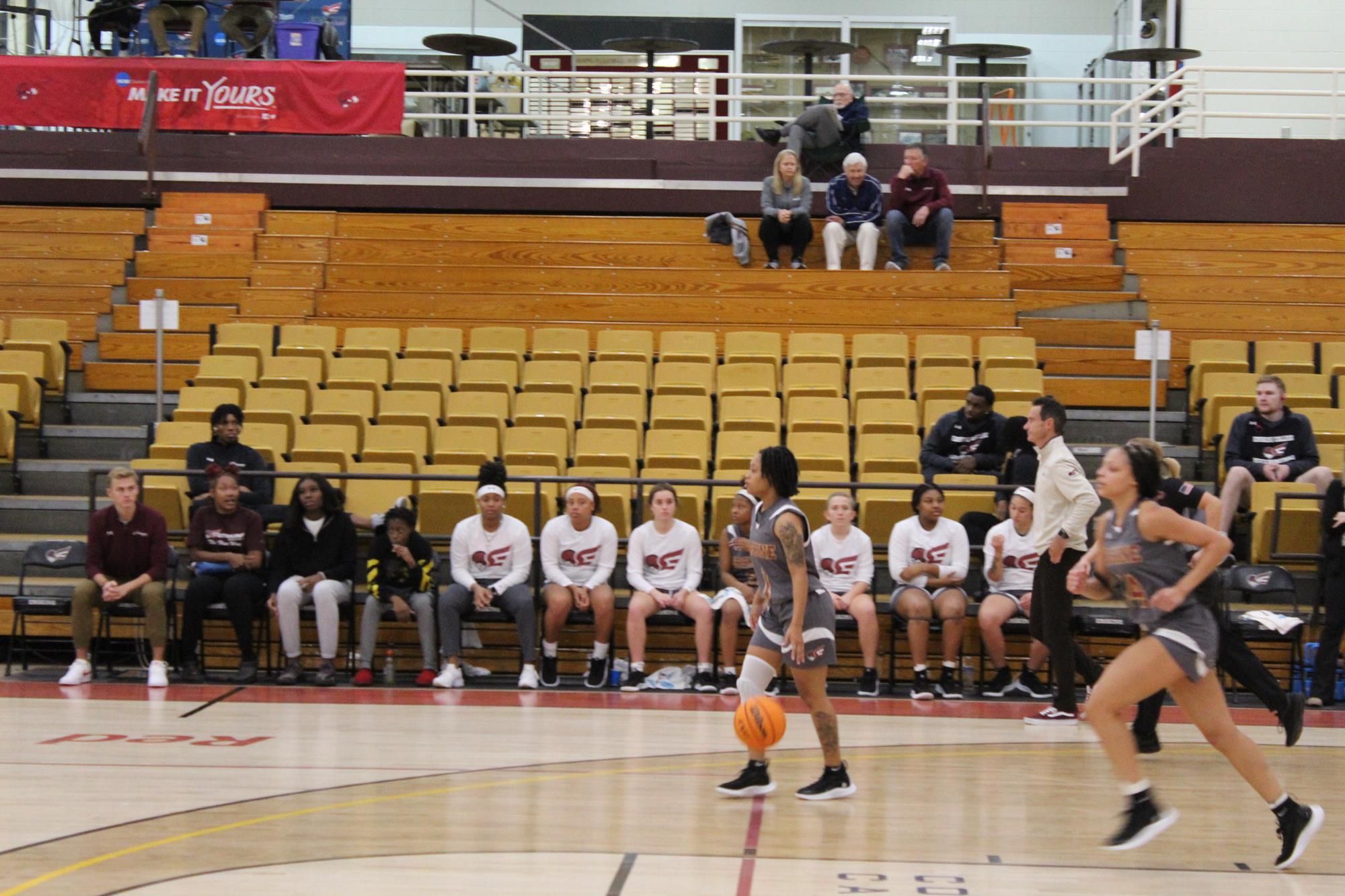 Erskine Women's Basketball Fleet Drop Conference Match with Mt Olive