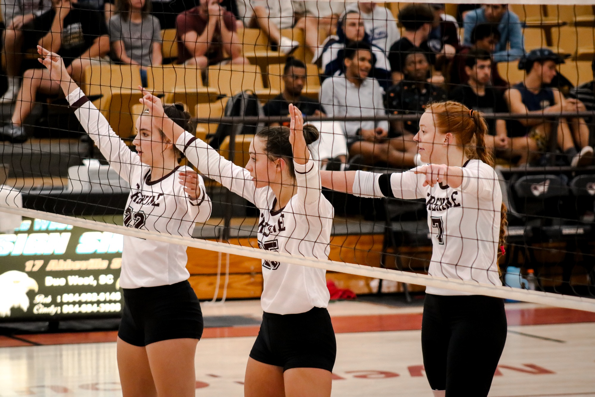 Erskine Women's Volleyball Fleet split final home matches of the