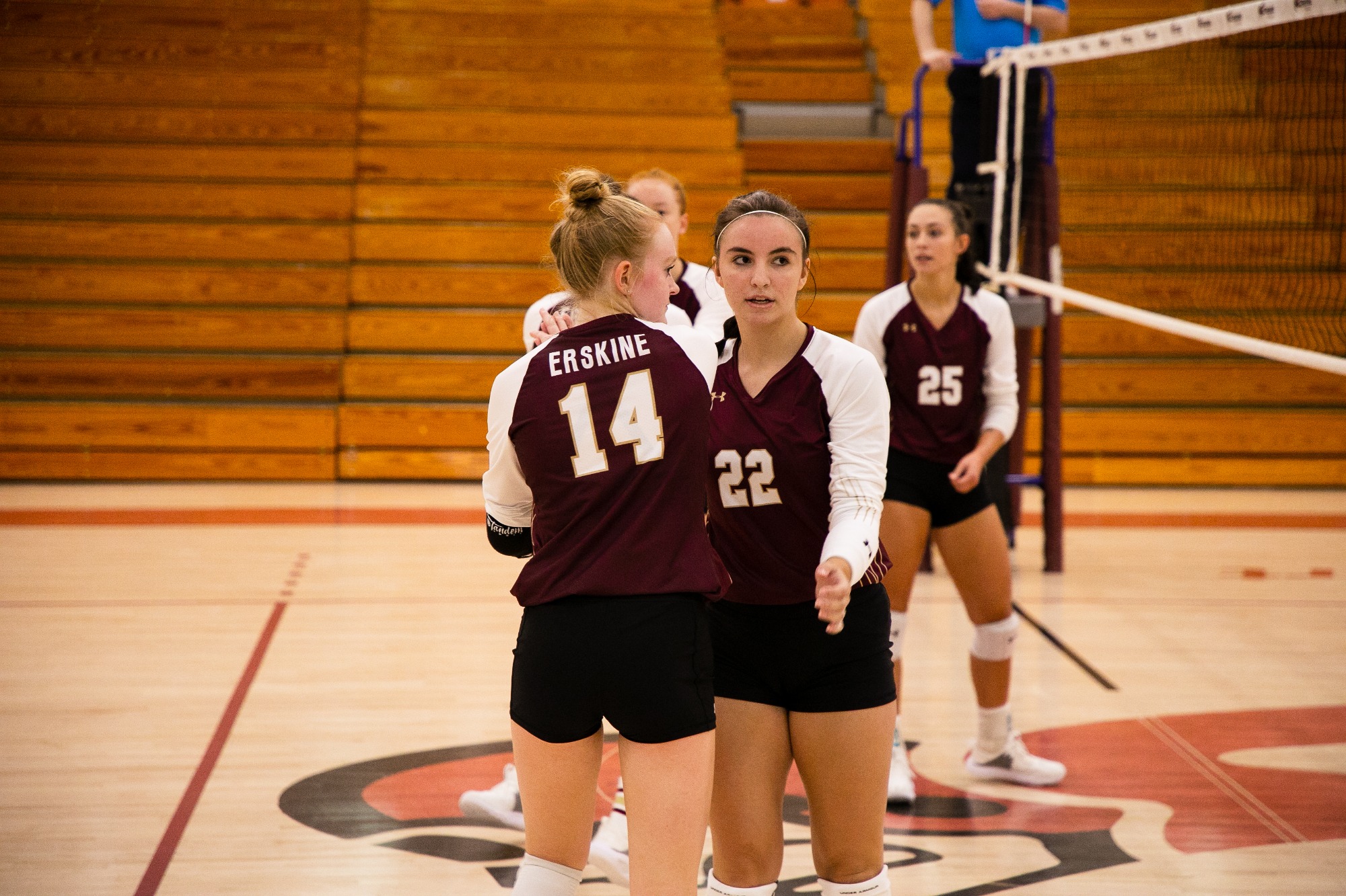 Erskine Women's Volleyball Fleet downed by Emmanuel in straight sets