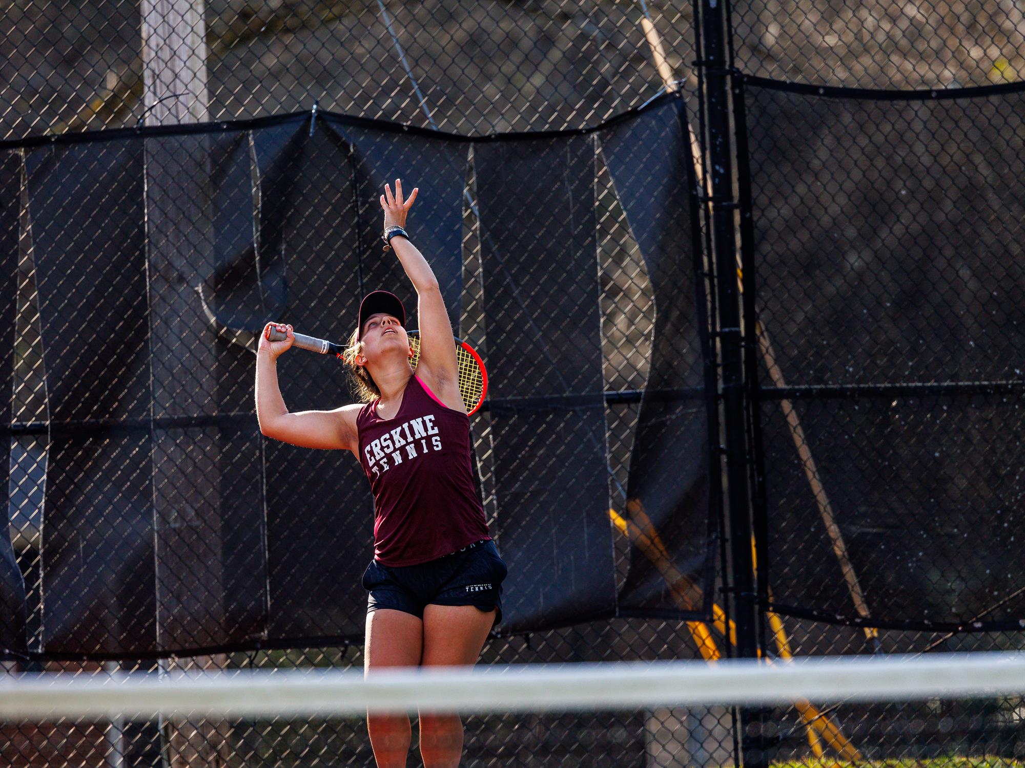 Erskine Women's Tennis Limestone edges Fleet, 43 Erskine College Athletics