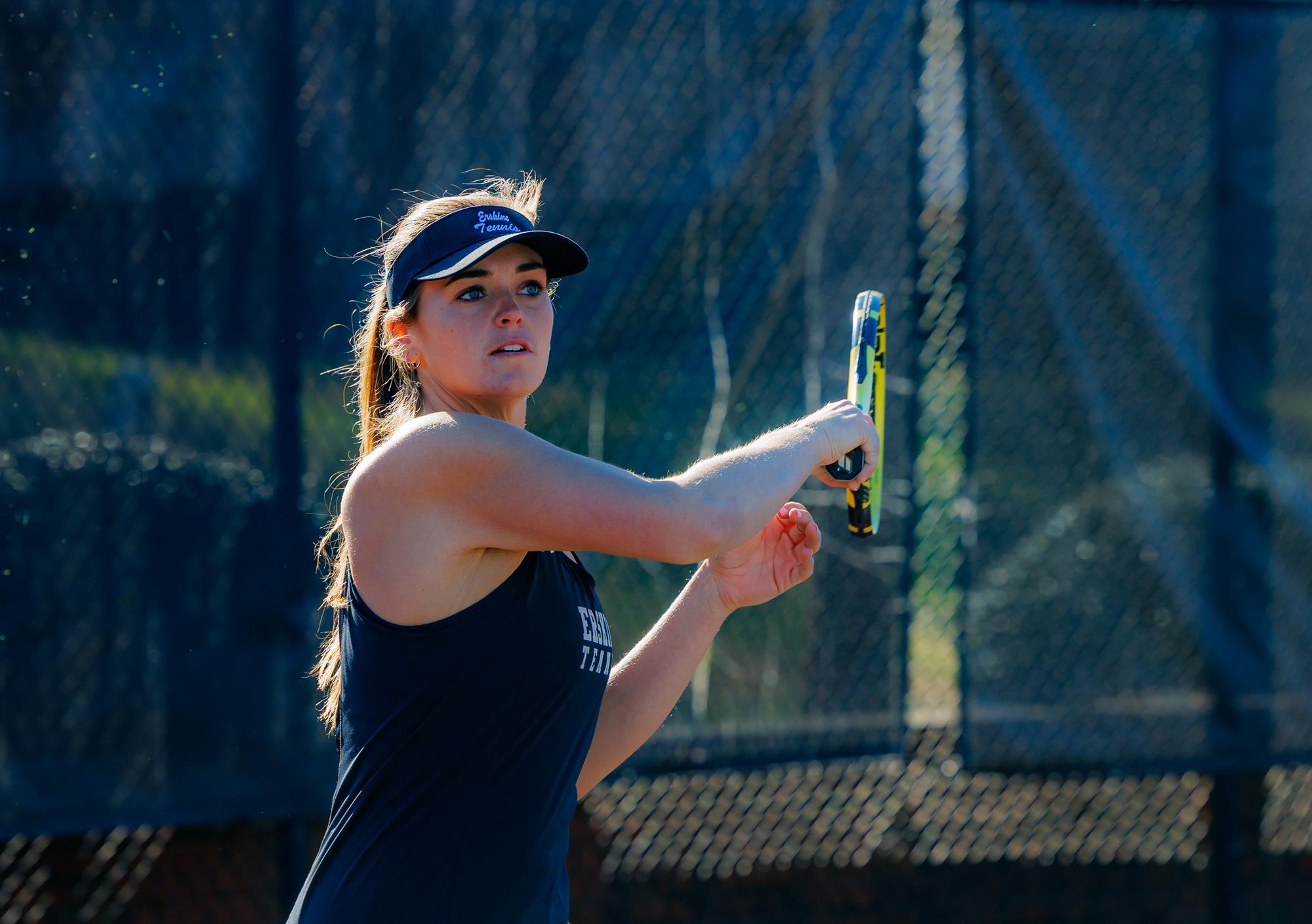 Erskine Women's Tennis Fleet sweep Southern Wesleyan, 70 Erskine College Athletics