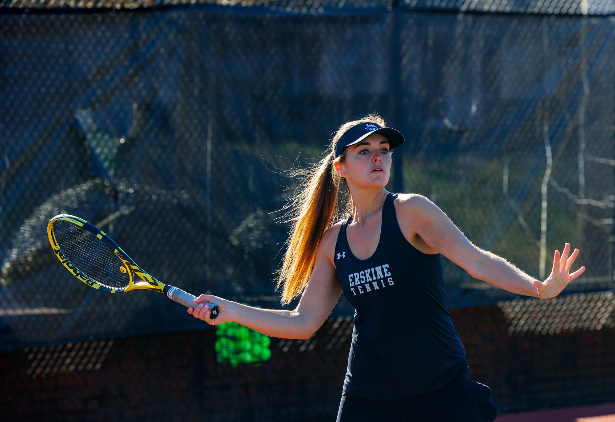 Erskine Women's Tennis Fleet edge Belmont Abbey on last day of regular season, 43 Erskine