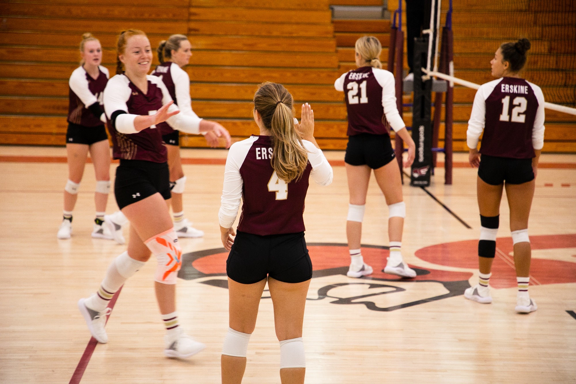 Erskine Women's Volleyball Fleet split pair of matches to wrap up opening weekend Erskine