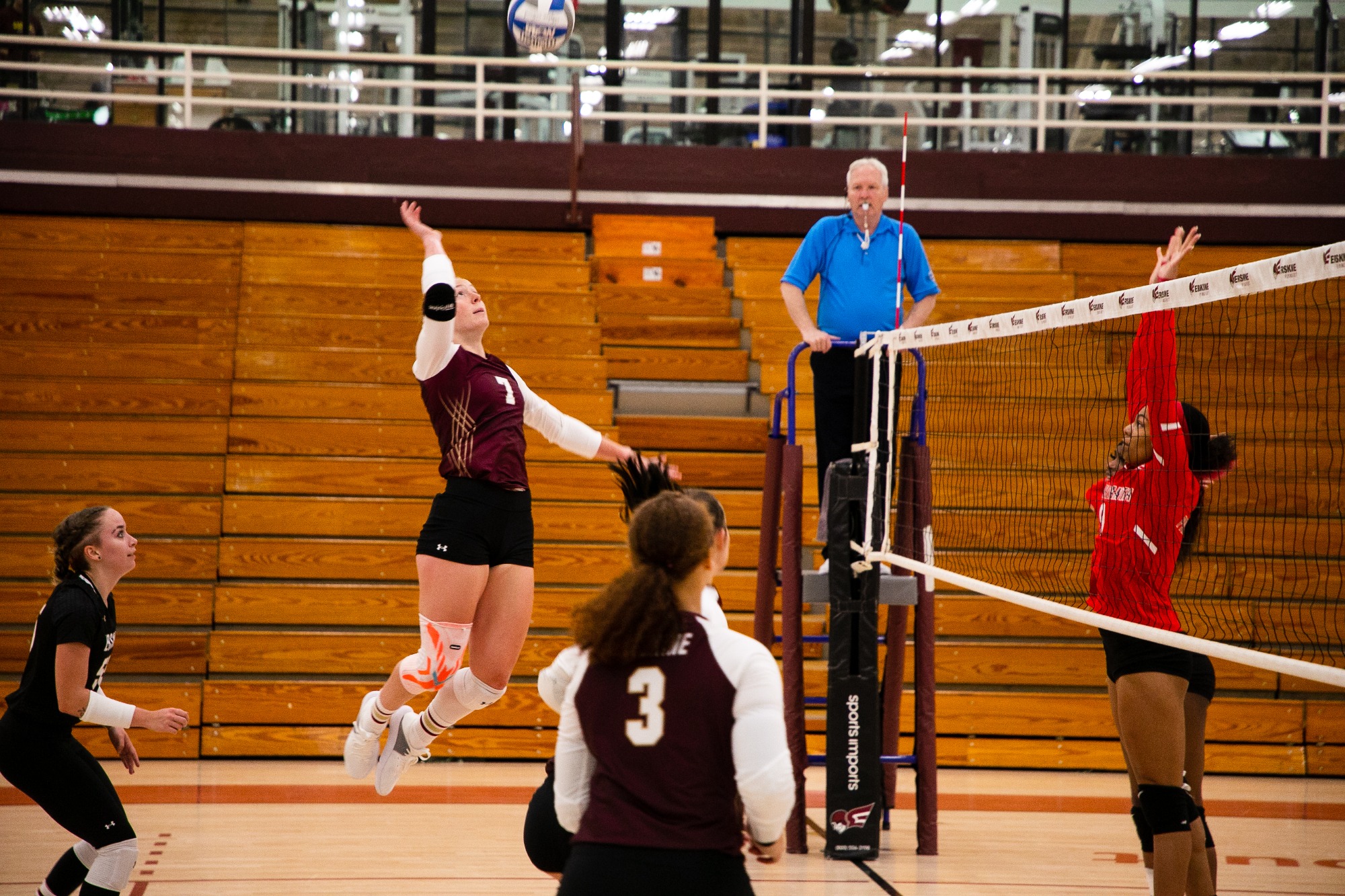 Erskine Women's Volleyball Fleet rally past Belmont Abbey for first
