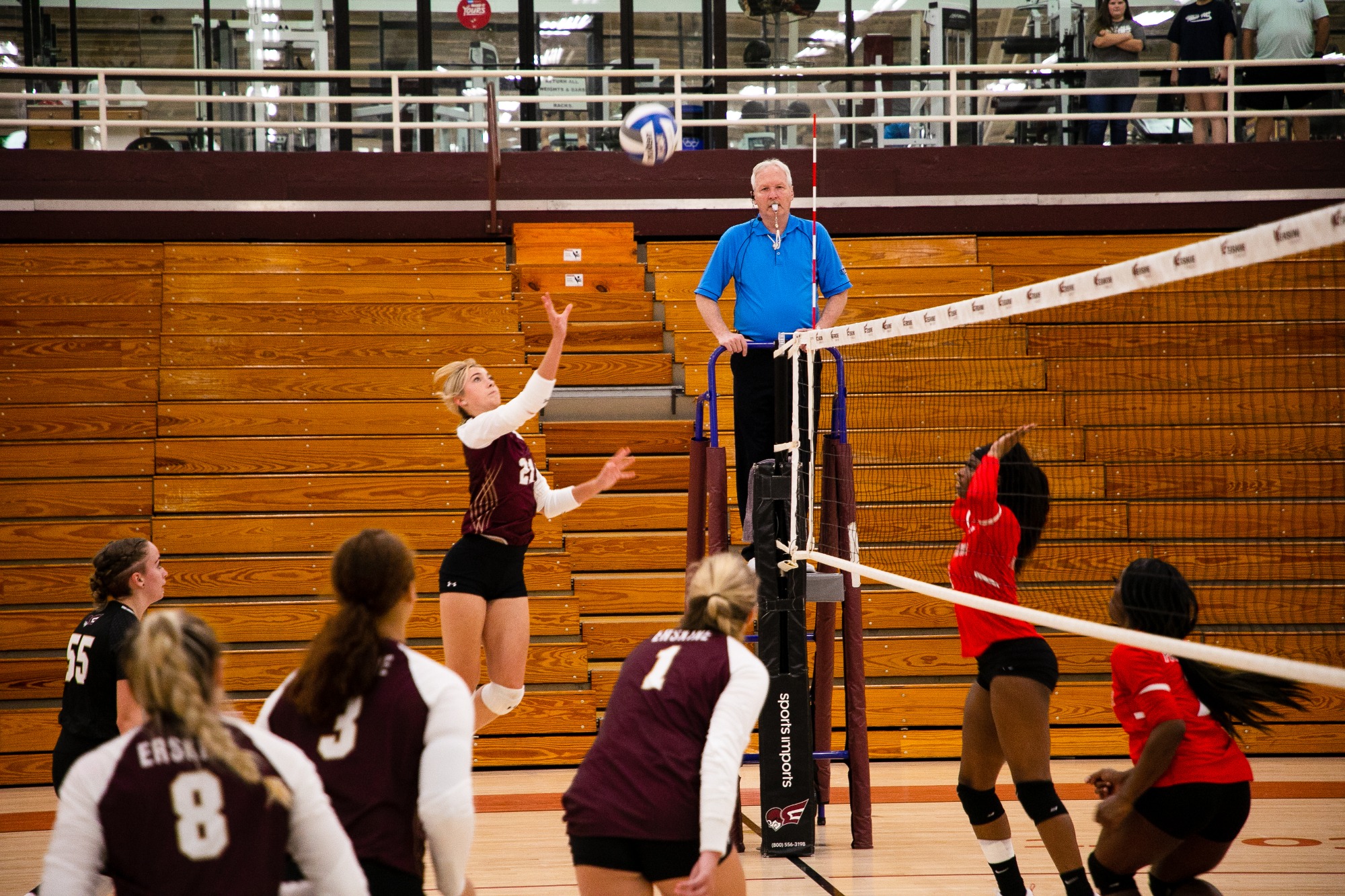 Erskine Women's Volleyball Fleet drop fiveset thriller with Converse