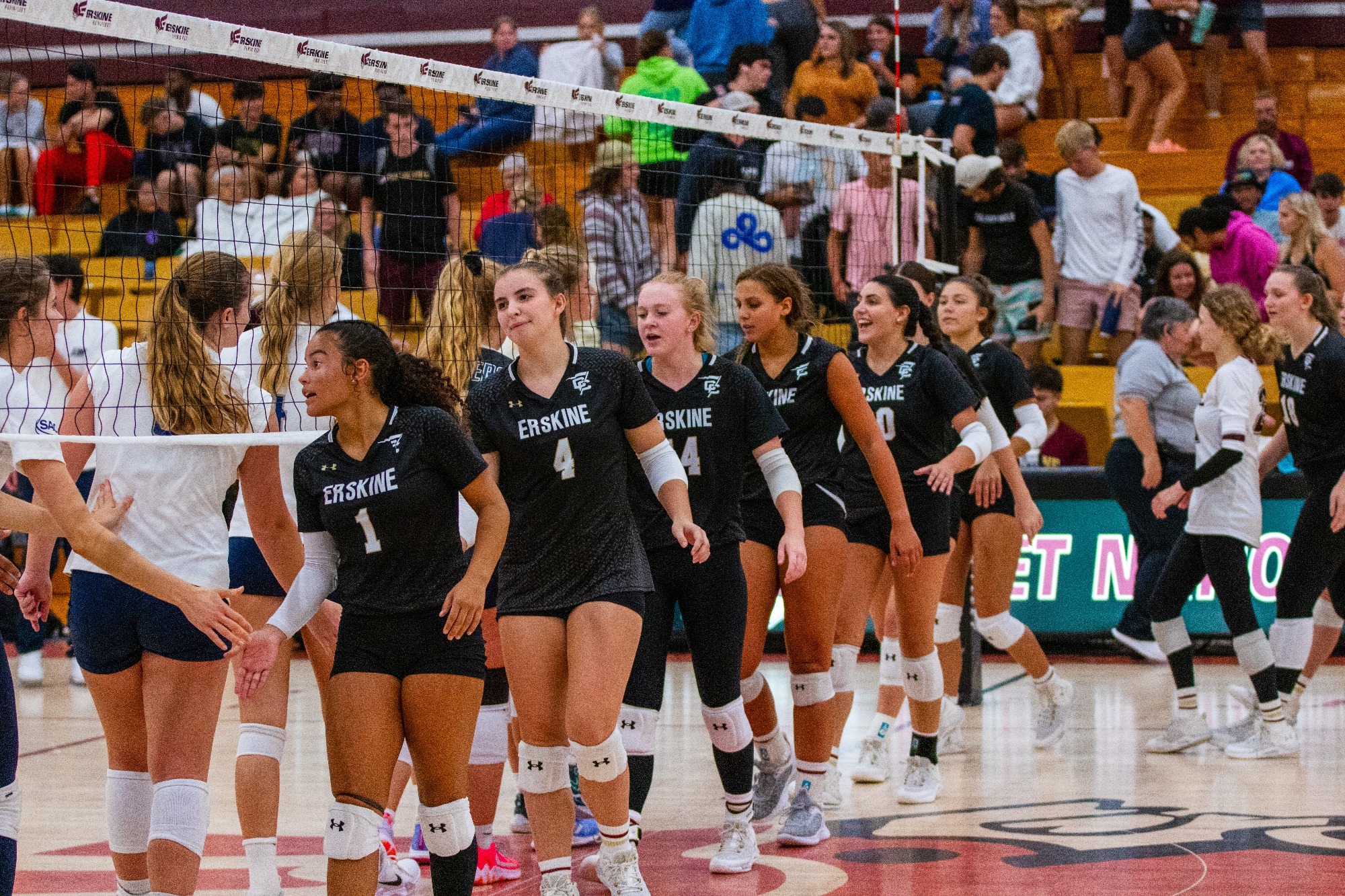 Erskine Women's Volleyball Fleet defeated in straight sets by
