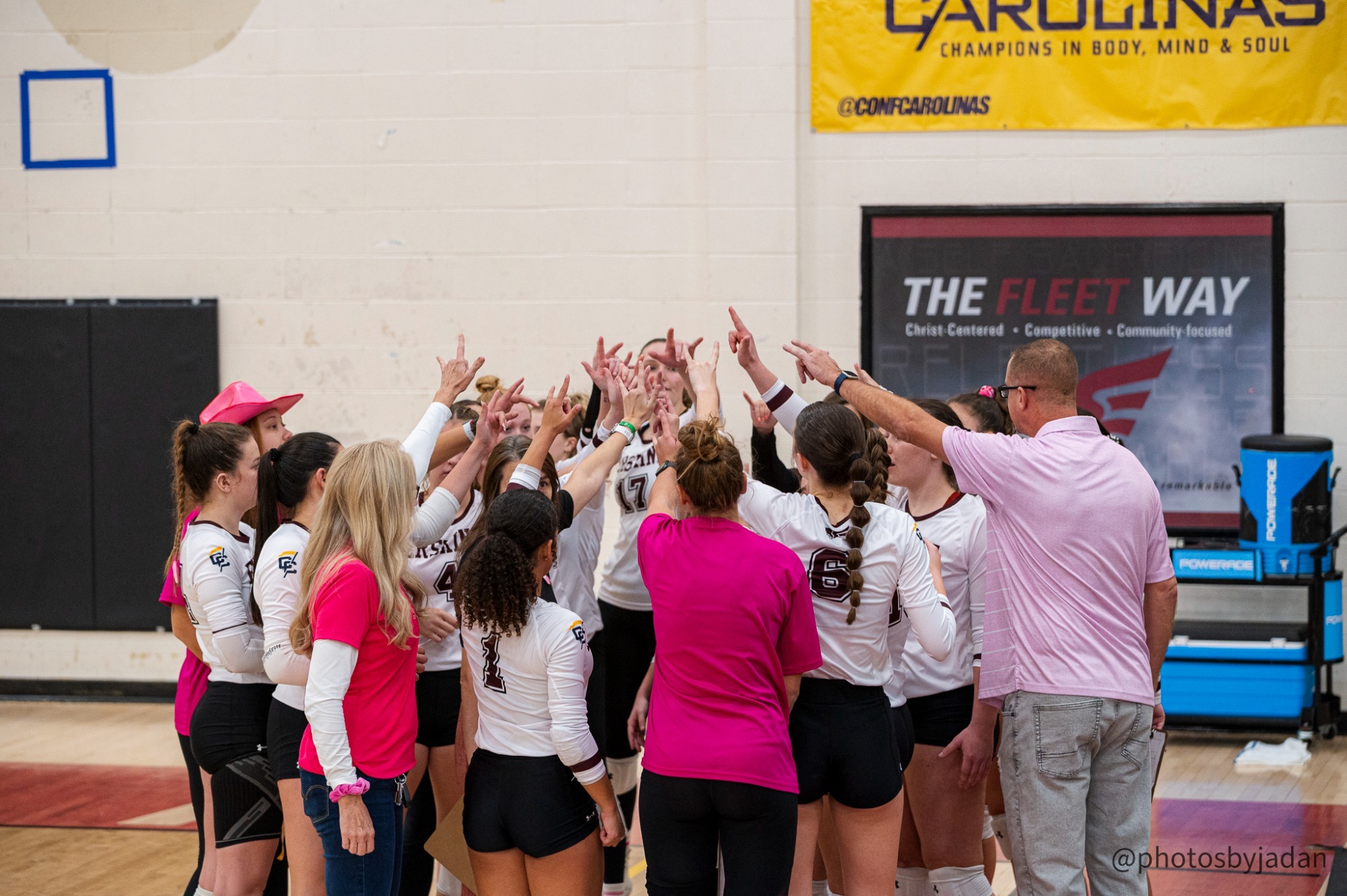 Erskine Women's Volleyball Fleet take opening set at Barton Erskine