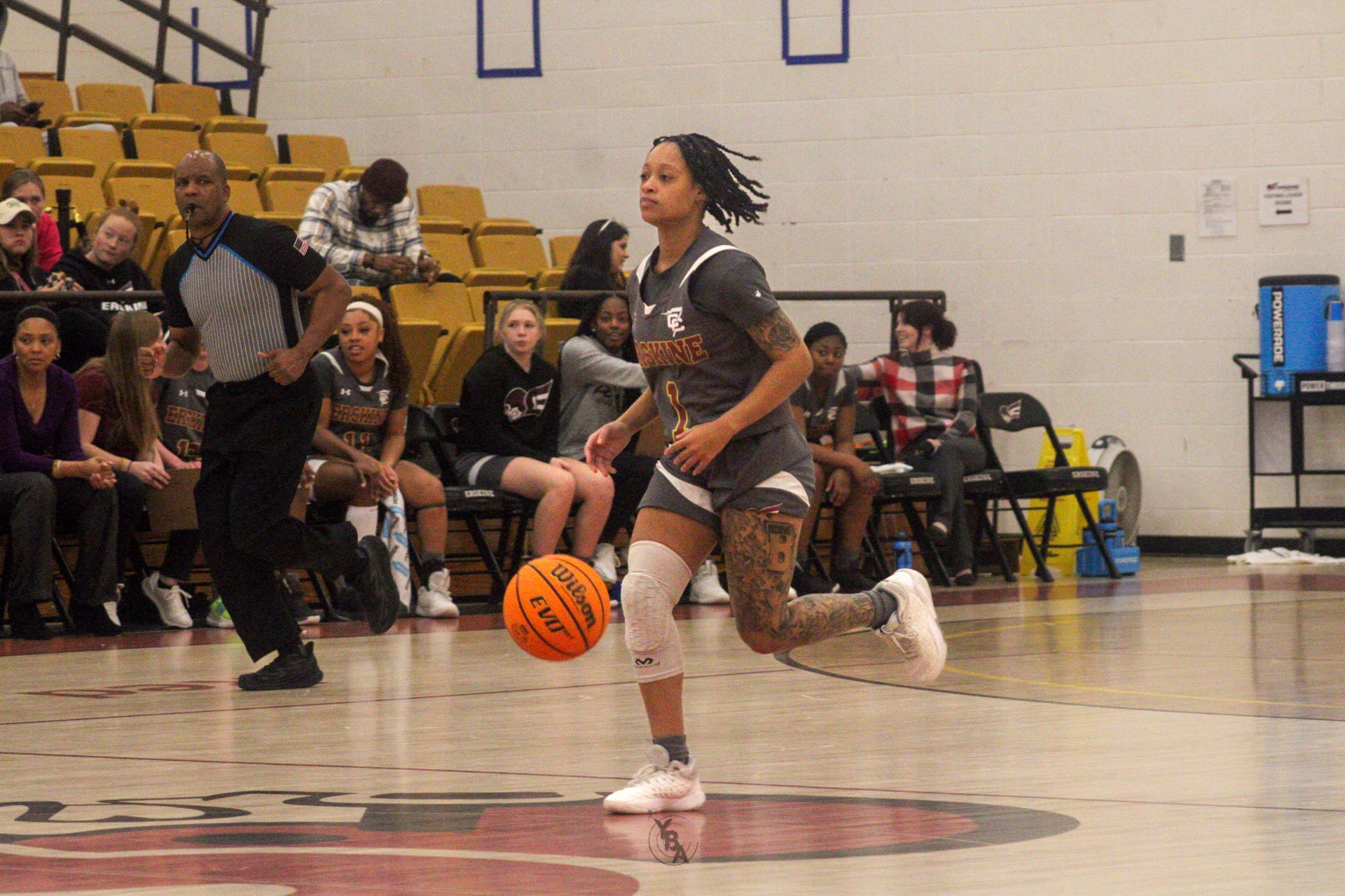 Erskine Women's Basketball Cook, Fleet flirt with road upset over