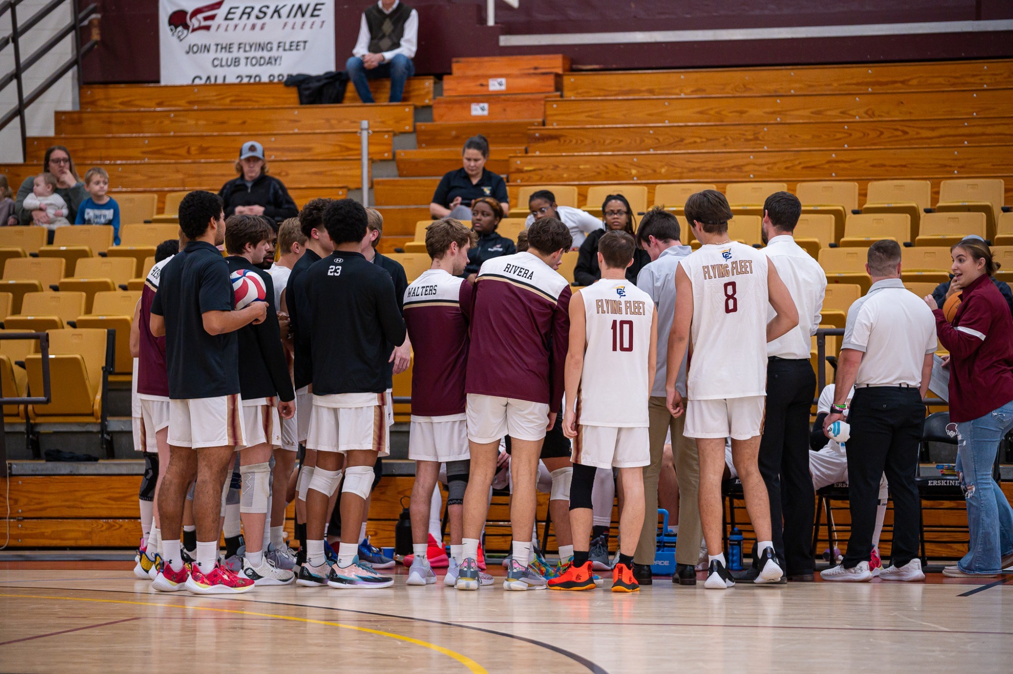 Erskine Men's Volleyball Fleet come up just short against Belmont