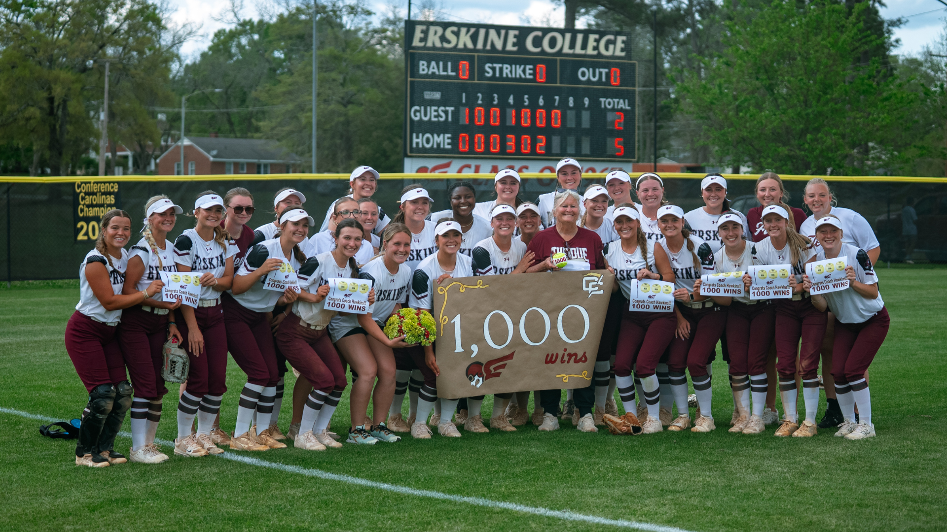 hawkins 1k career wins