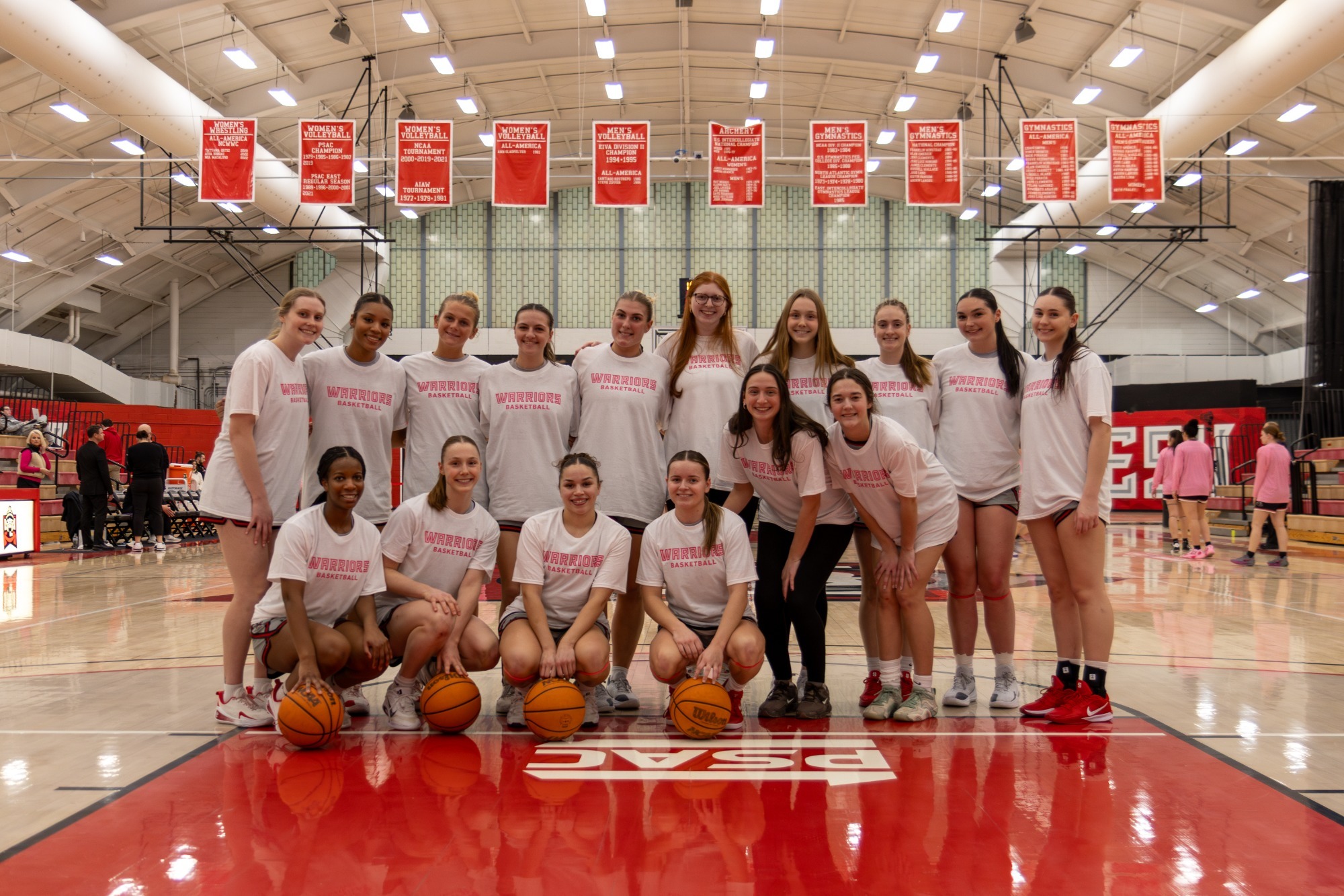 WBB Breast Cancer Awareness Game Group Photo
