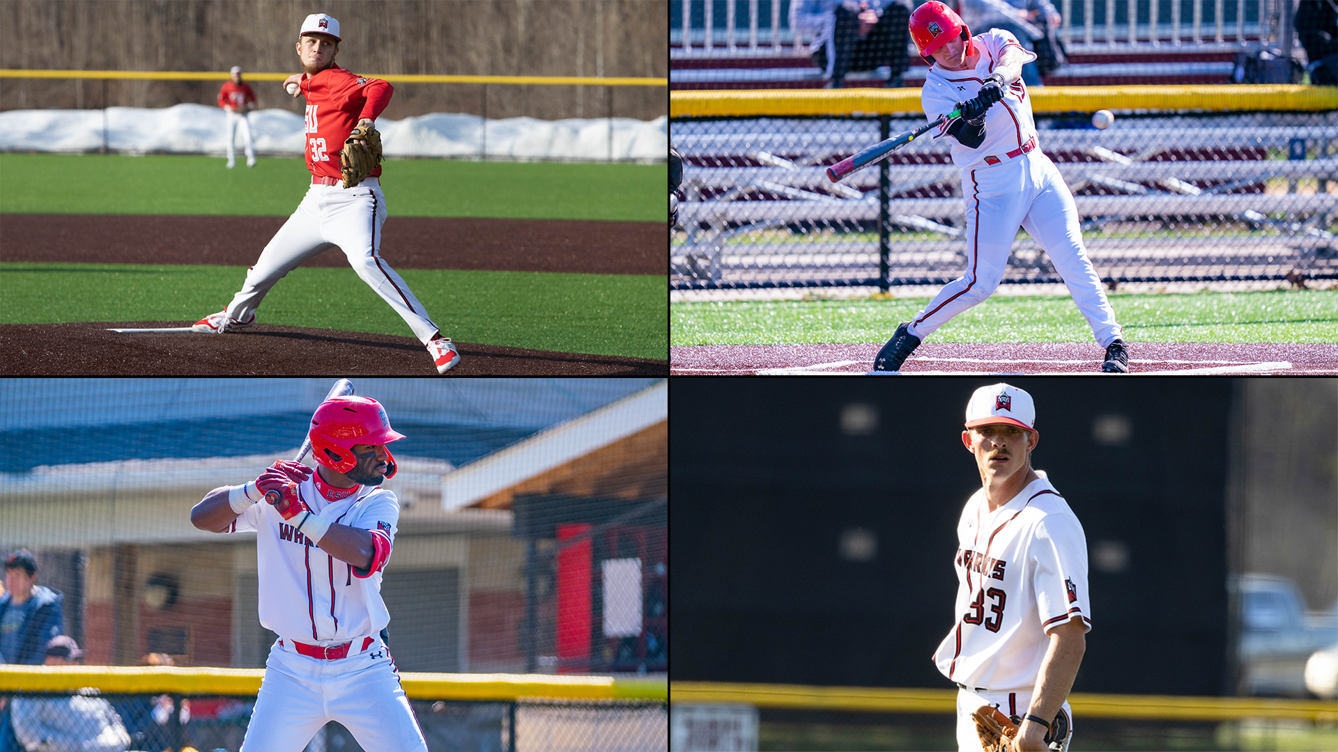 Top Row: Connor Johnson and Brock Kauffman, Bottom Row: Brainy Rojas and Mike Yates