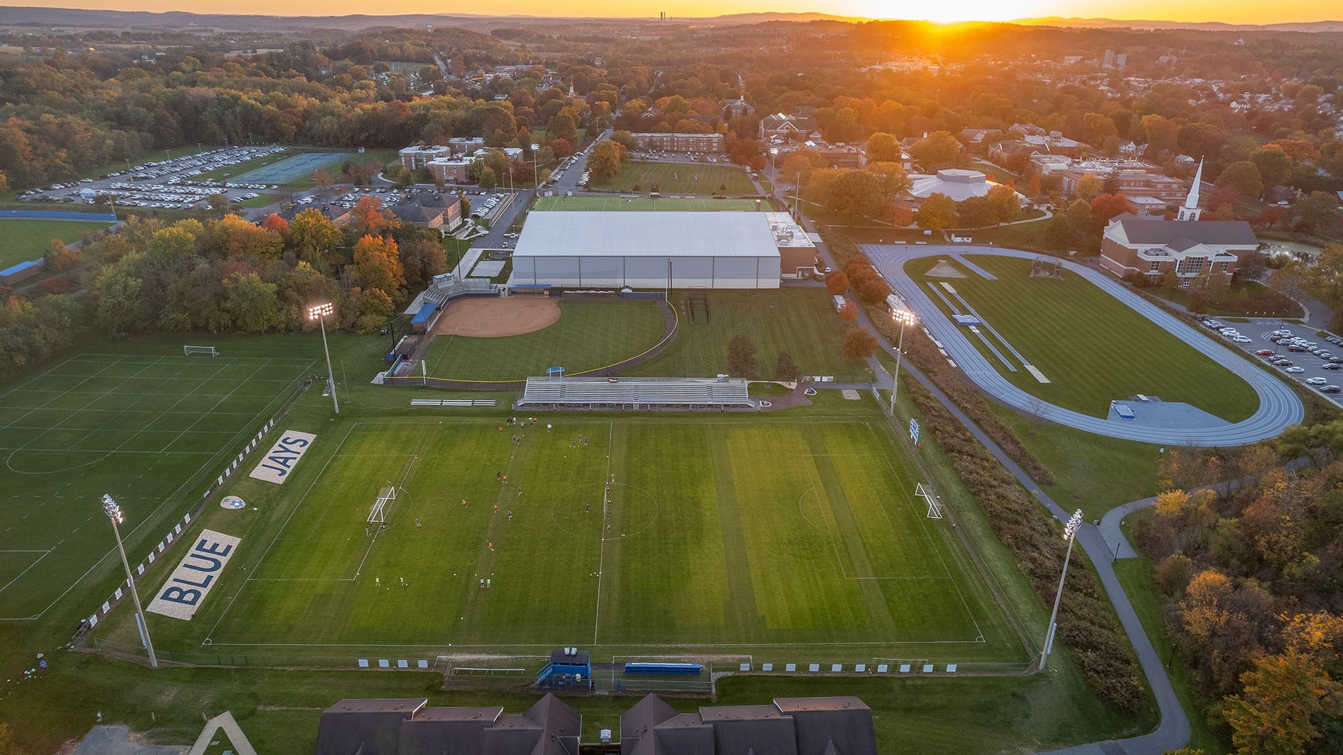 Ira R. Field Drone Shot