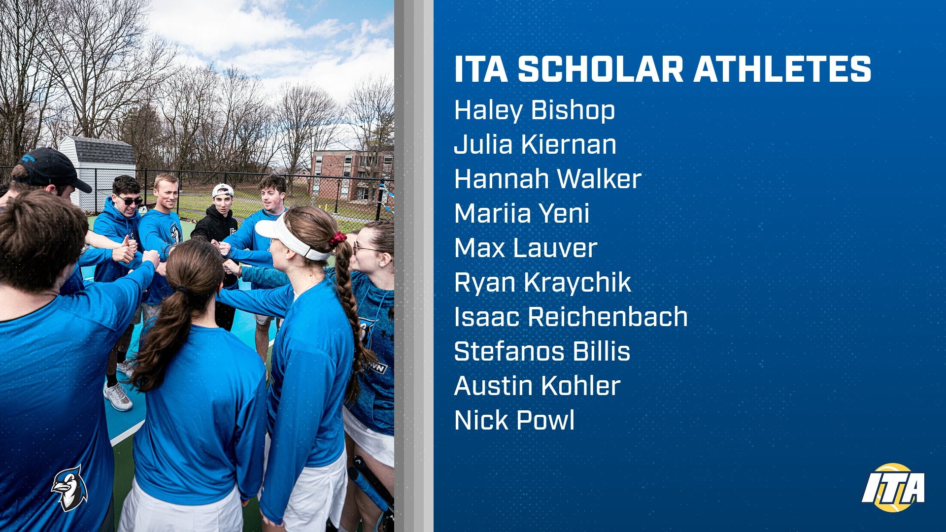 2026 ITA Scholar Athletes