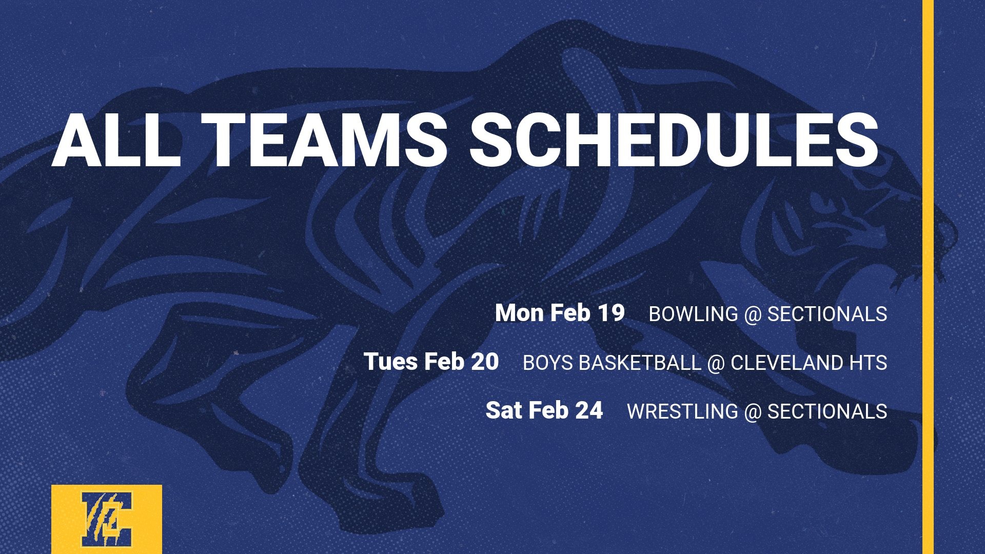 week of Feb 18 - Feb 24