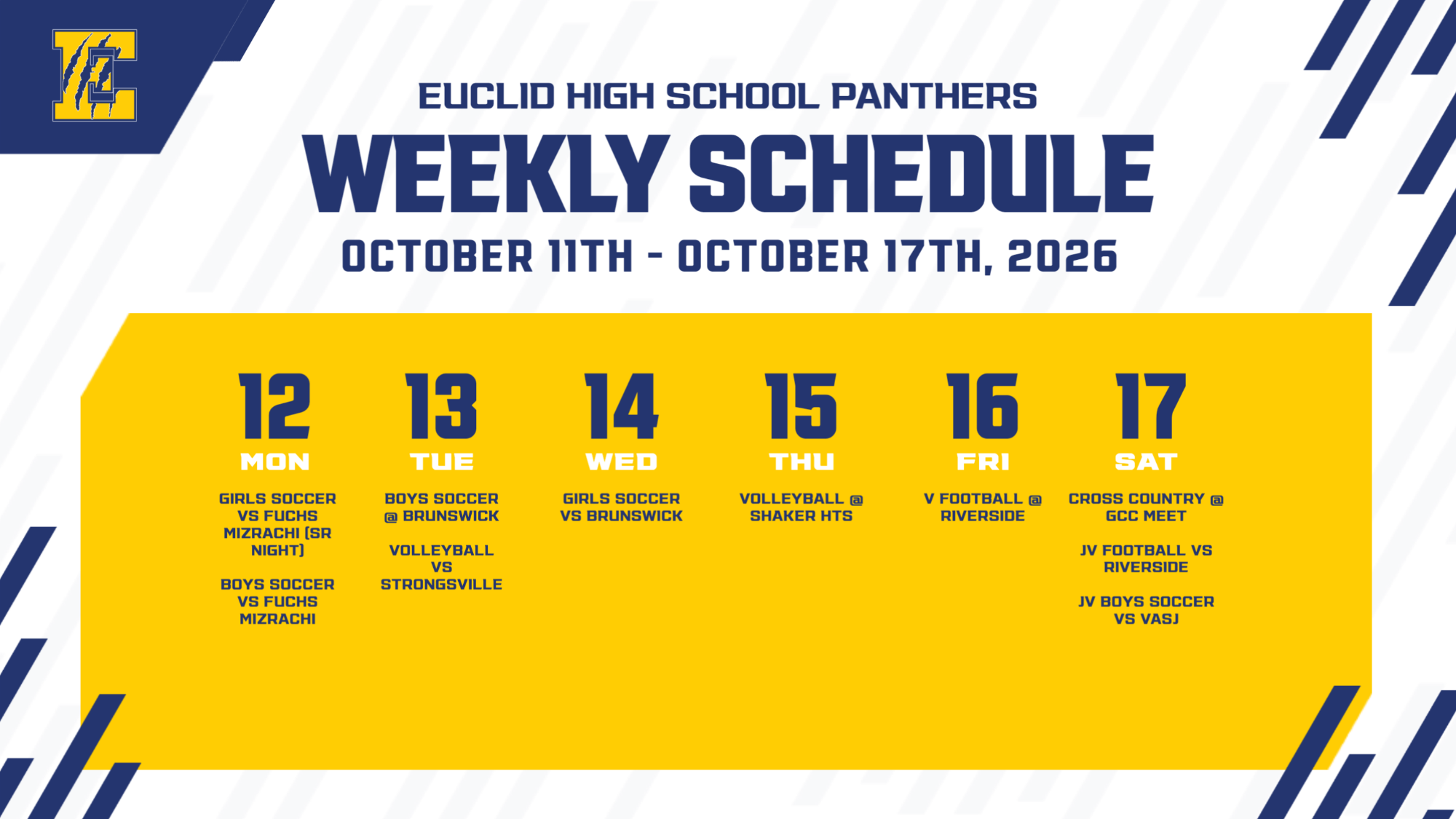 week of Oct 11-17