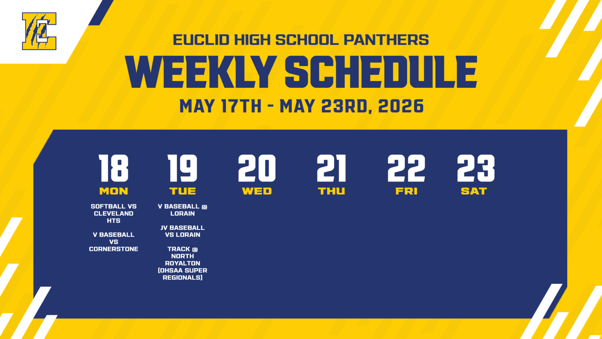 week of May 17-23