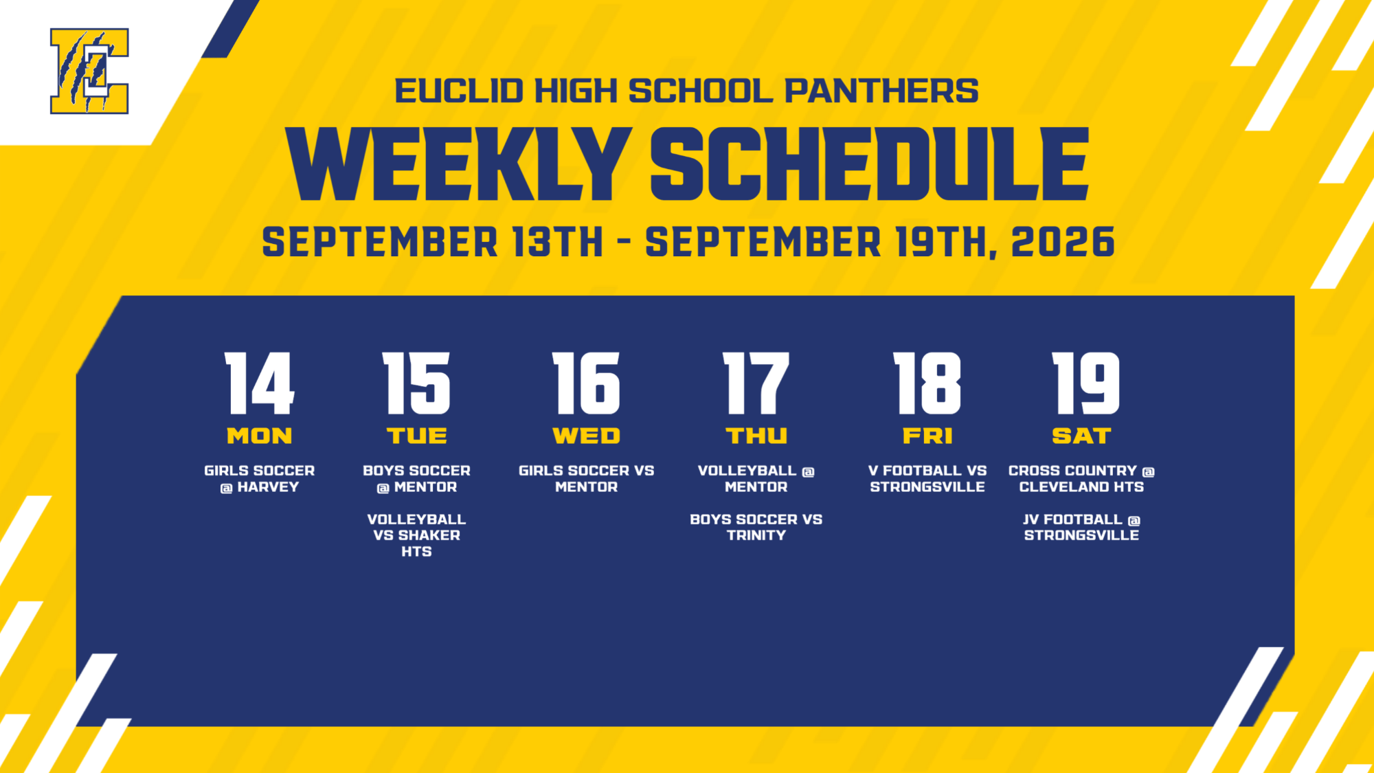 Week of Sept 13-19
