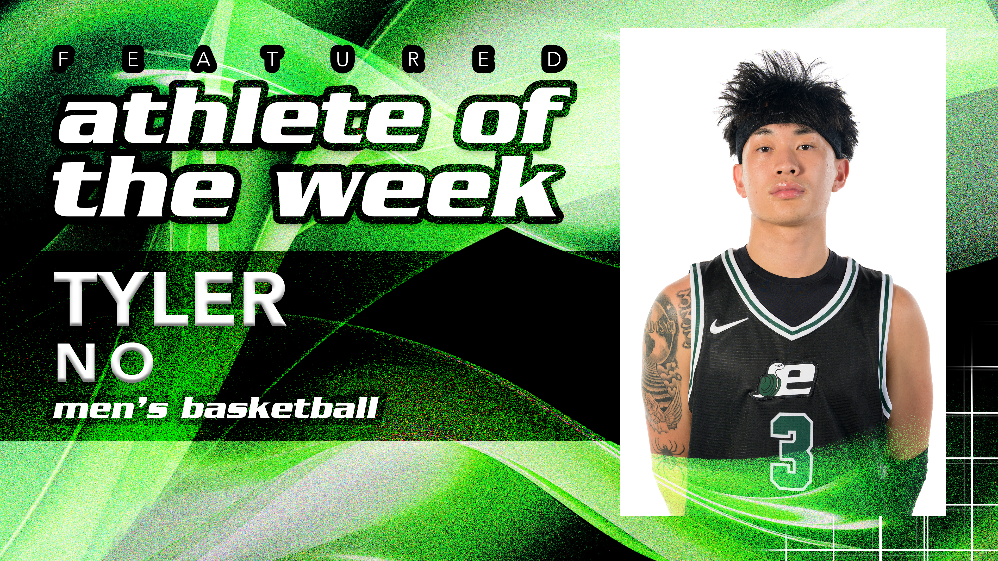 Tyler No from men's basketball with 