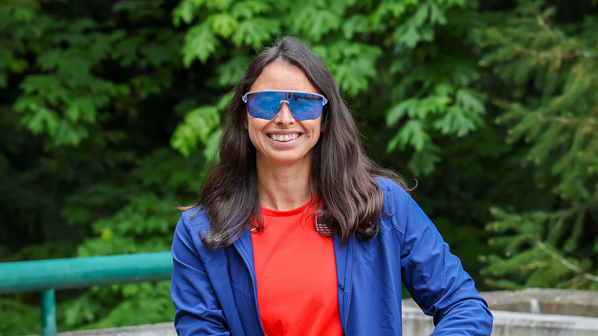 Katie Burnett with U.S. National Team gear