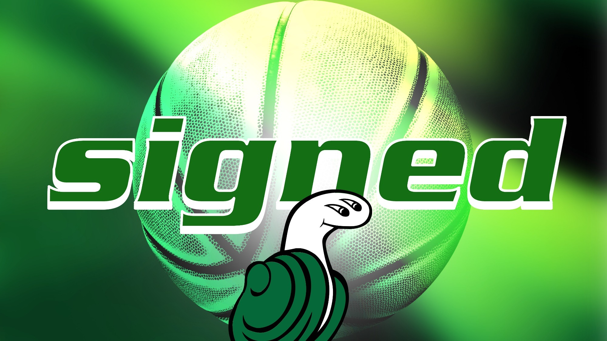 Geoduck Logo and basketball with 