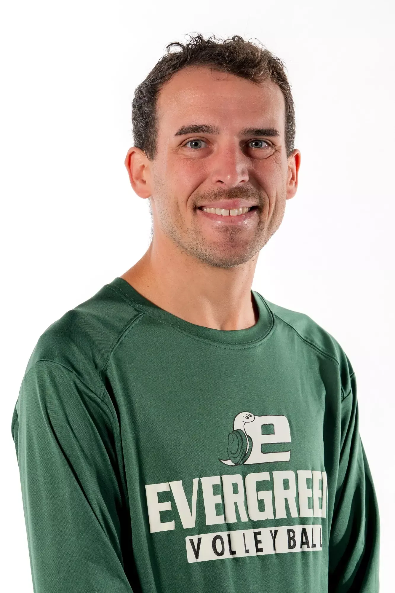 Collin Alsup Assistant Coach of Evergreen Volleyball photographed 8-5-25