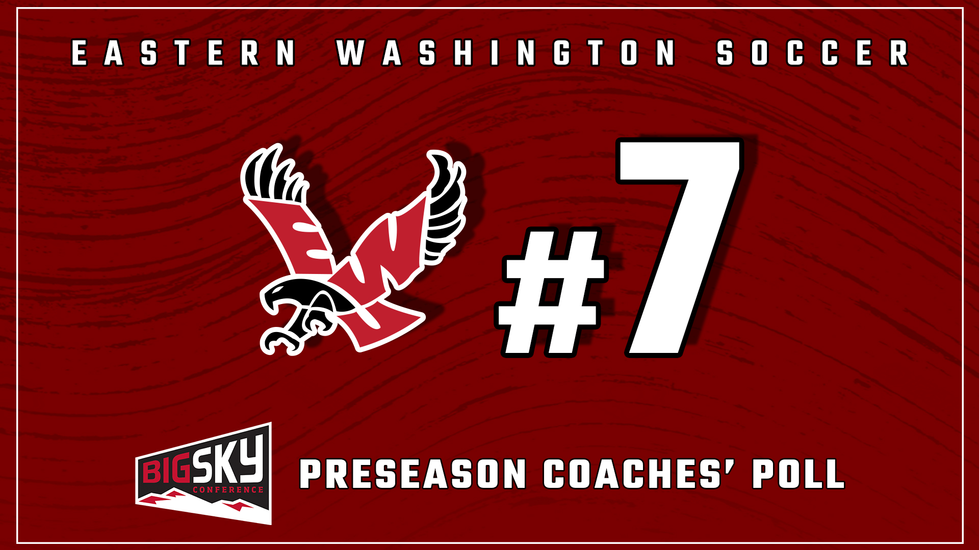Eags Tabbed 7th in Big Sky Preseason Poll Eastern Washington