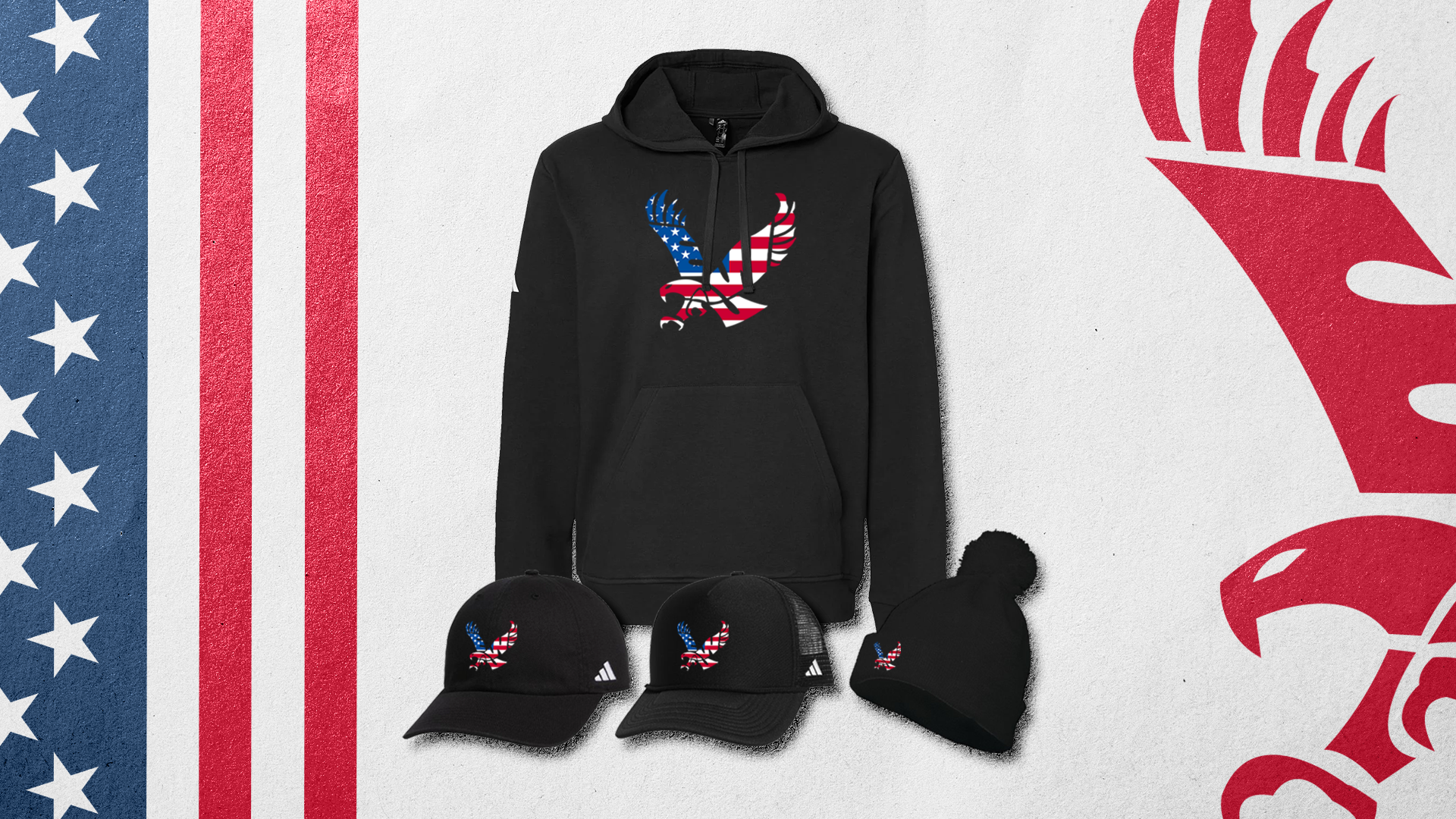 Stars and Stripes Gear Graphic
