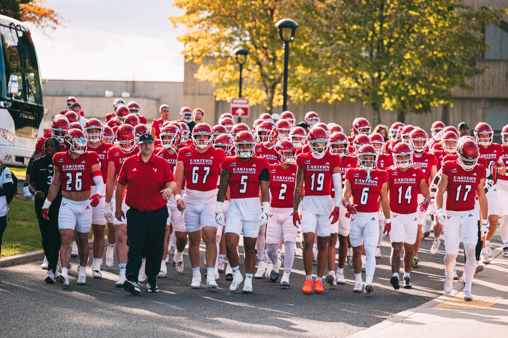 Team walk up vs. Portland St. '25