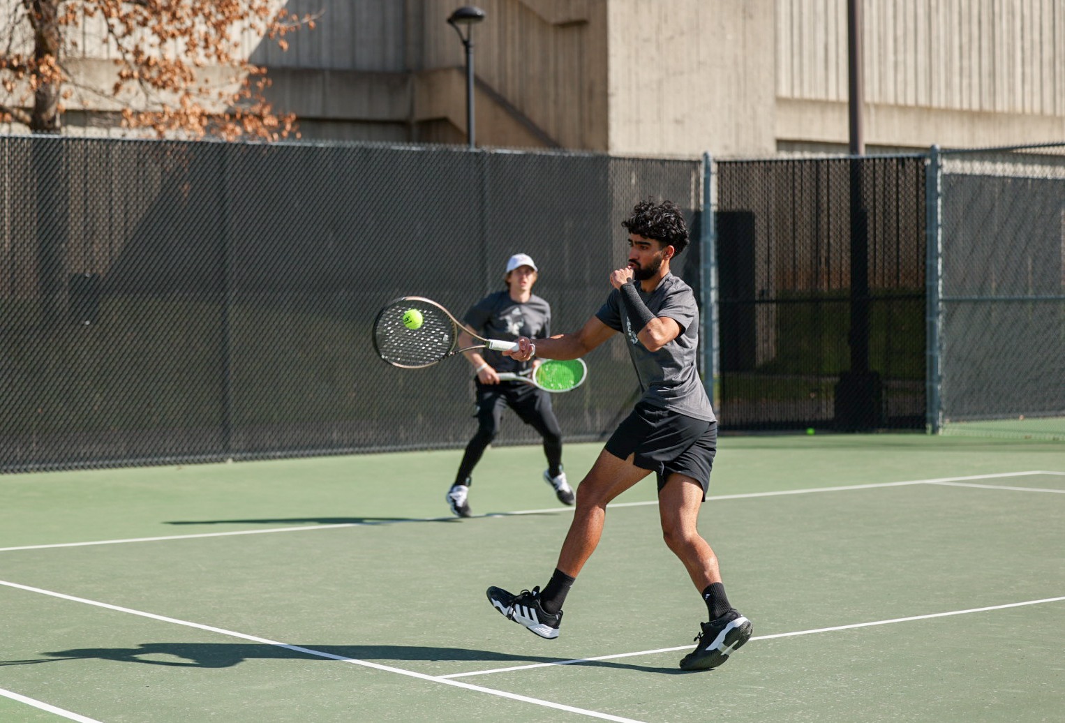 Bhatti doubles w/Dillon vs. Weber '25