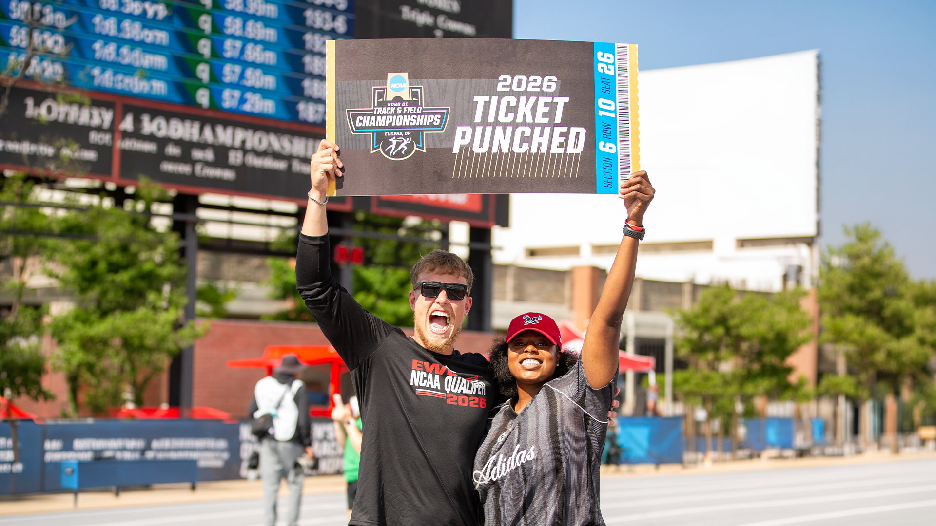Cort and Maj Ticket Punched