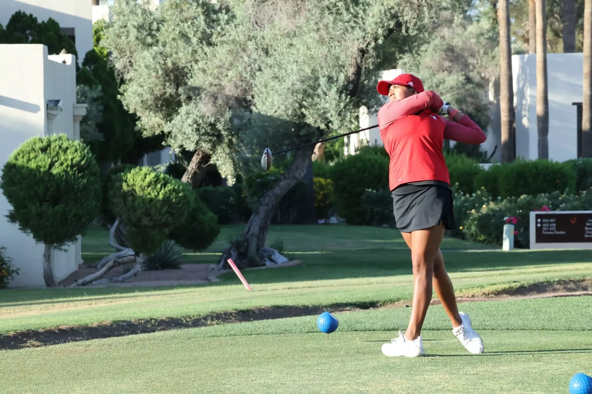 Reddy teeing off RD3 of 2026 BSC Championships