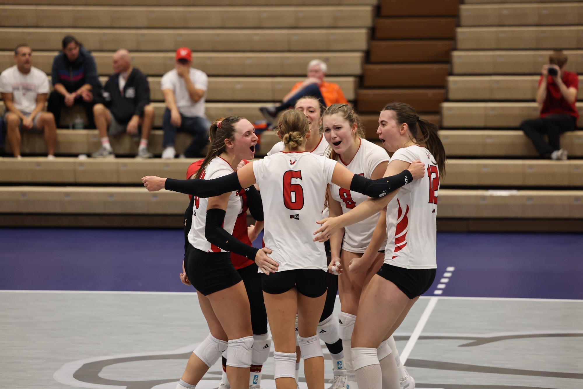 Team Celebration vs Oral Roberts