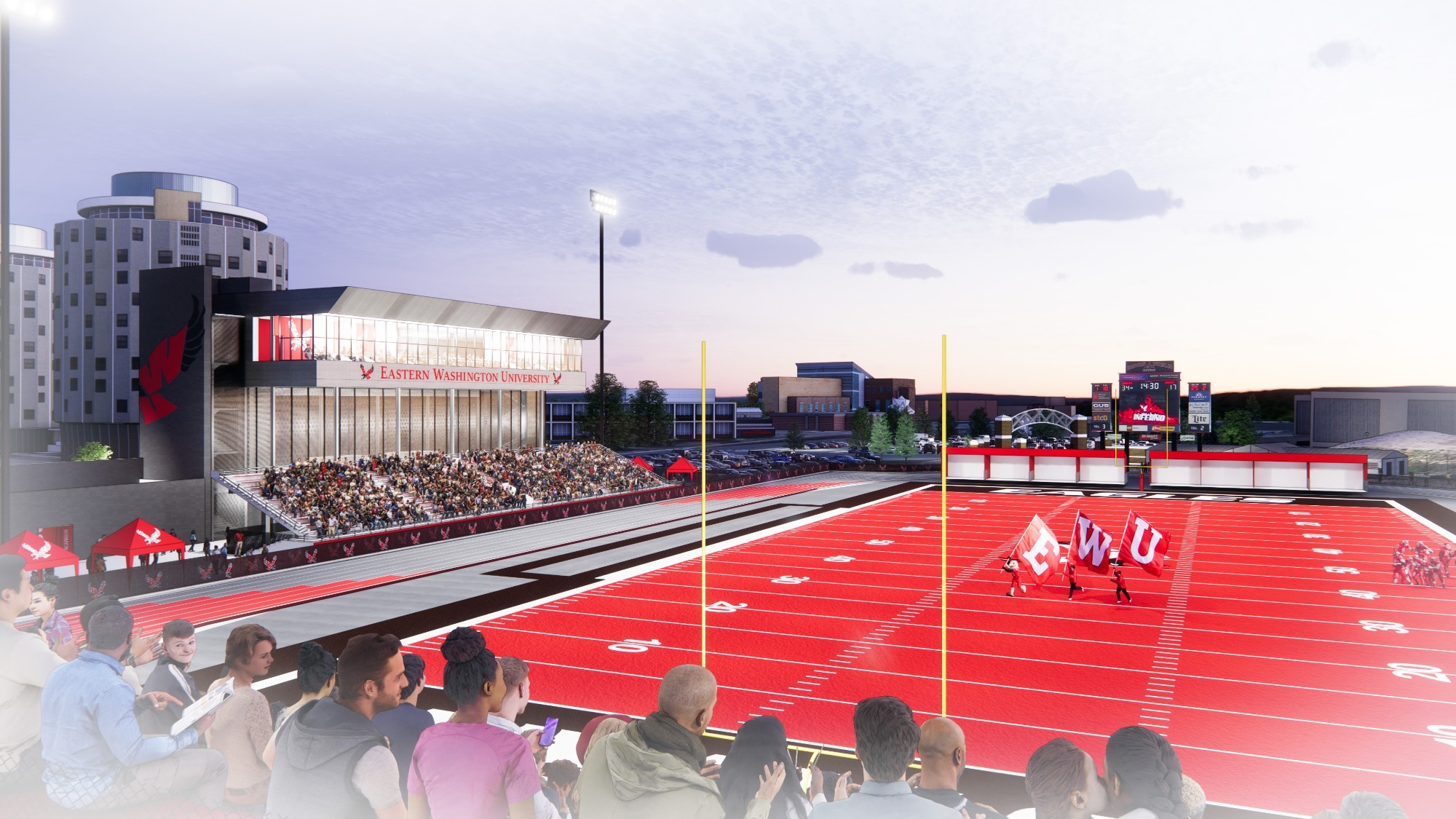 2026 Roos Field renovation rendering