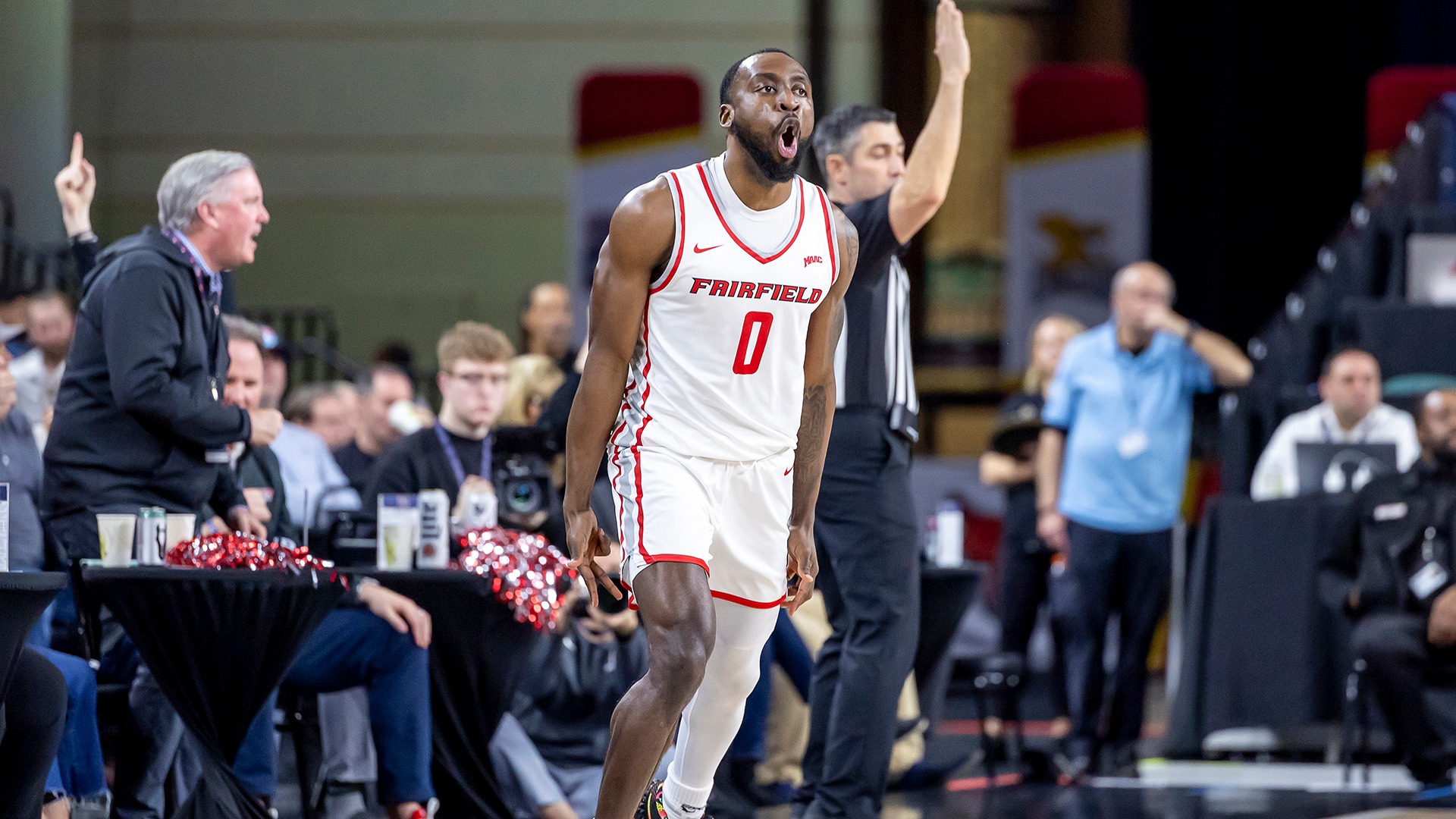 Caleb Fields in MAAC Final