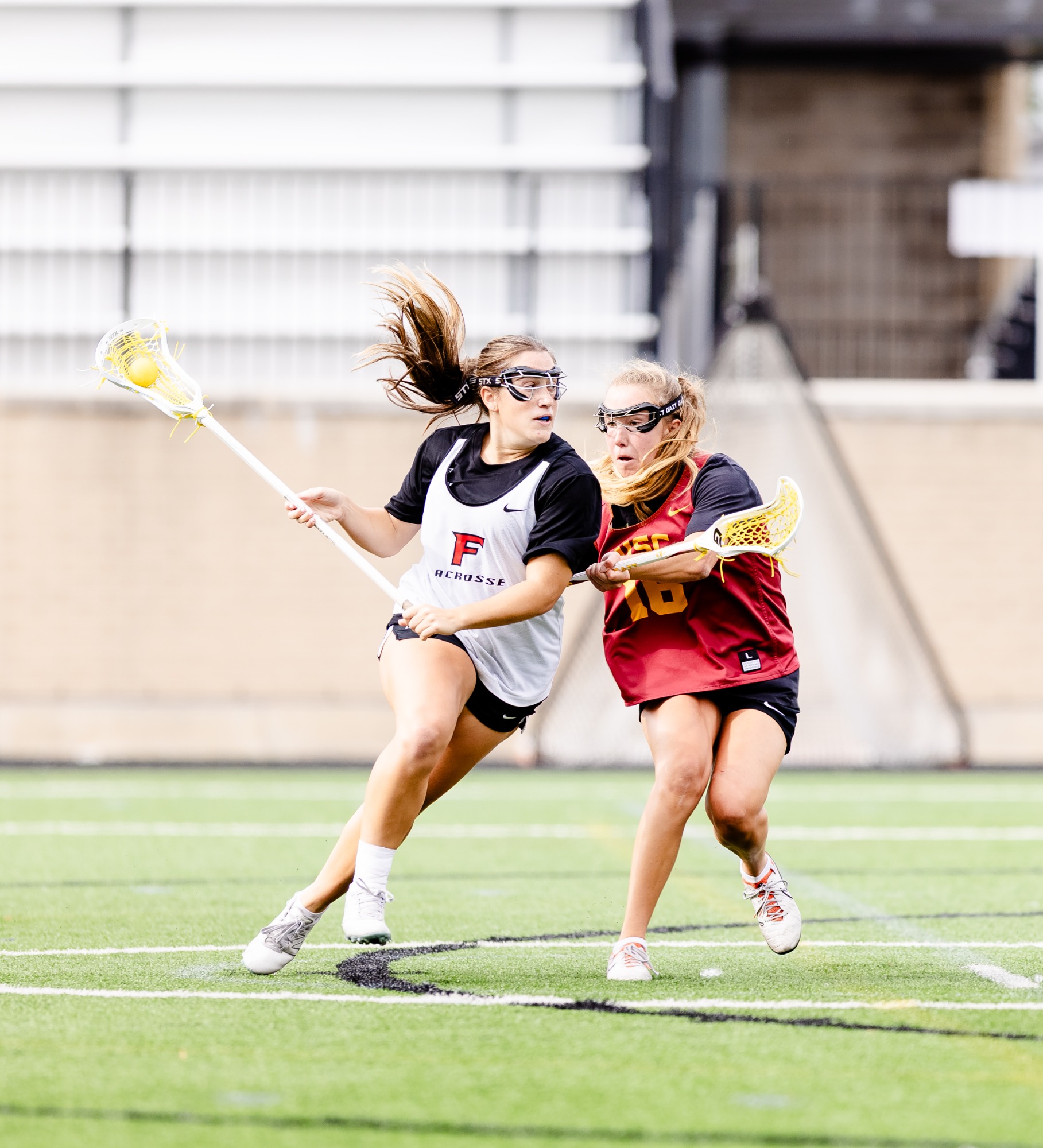 Women's Lacrosse scrimmage vs USC