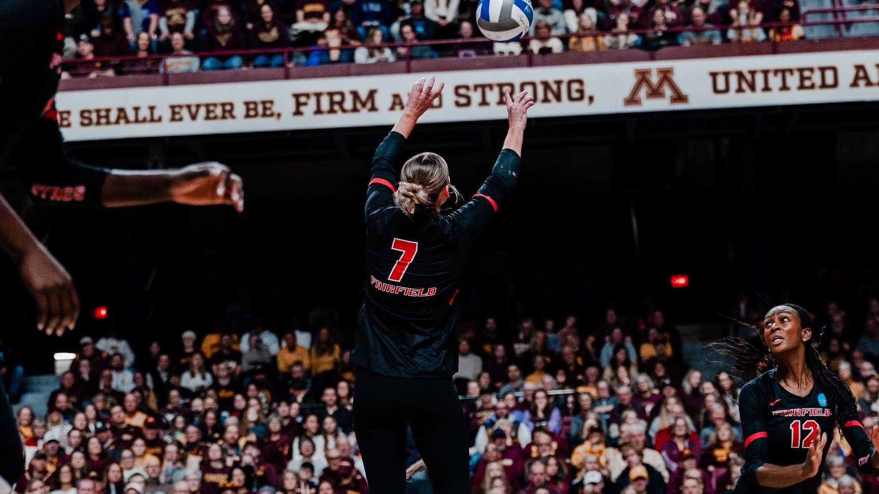 Abby Jandro set at Minnesota 