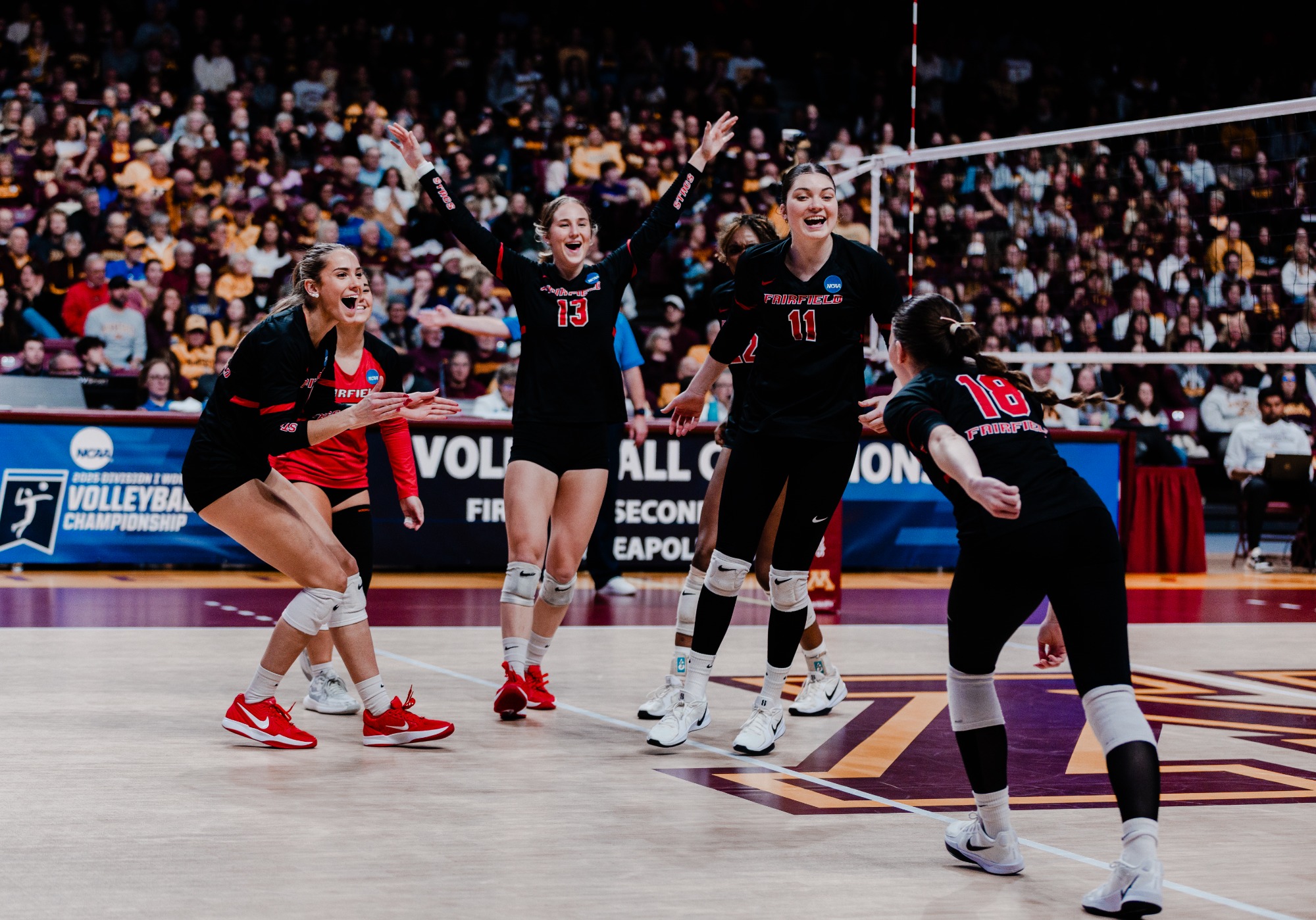 NCAA Volleyball First Round at Minnesota (Dec. 5, 2025)