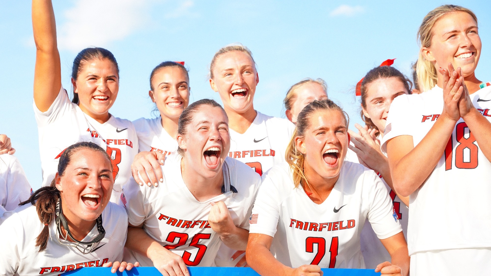 Team semifinal celebration