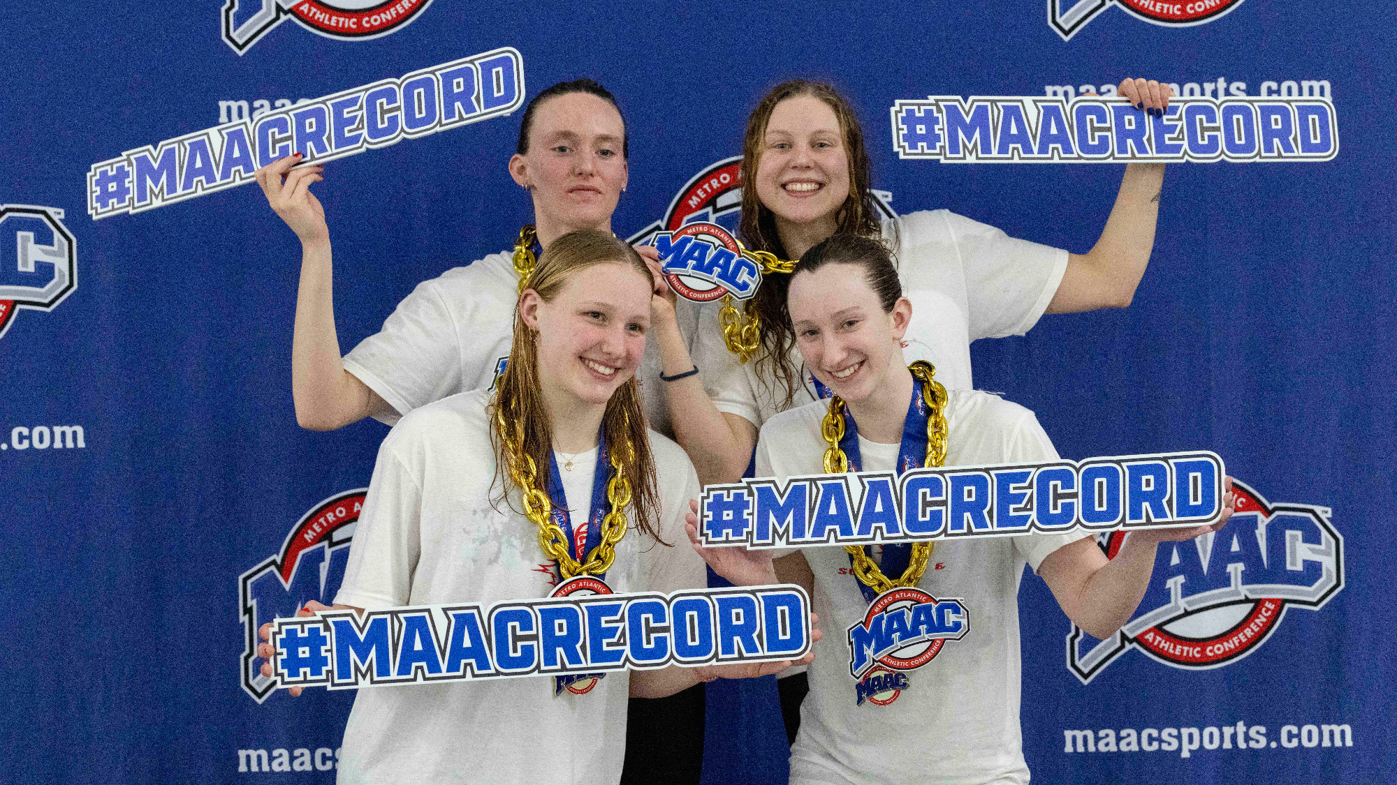 2026 MAAC Championships - 400 MR Record Medals