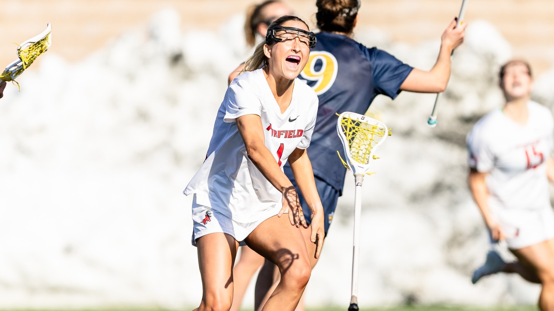 Tessa Caputo goal celly vs Drexel