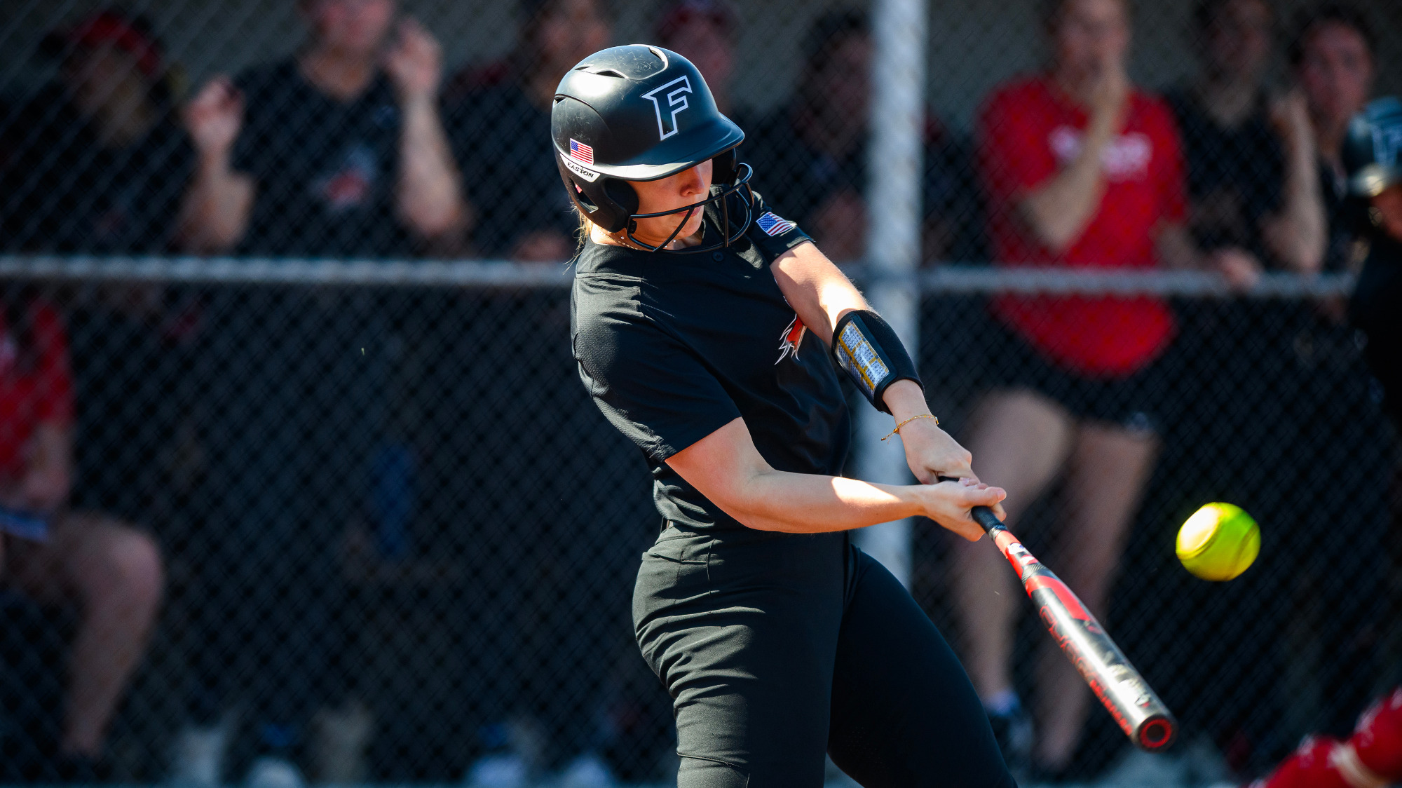 Softball vs CCSU Action - 2026