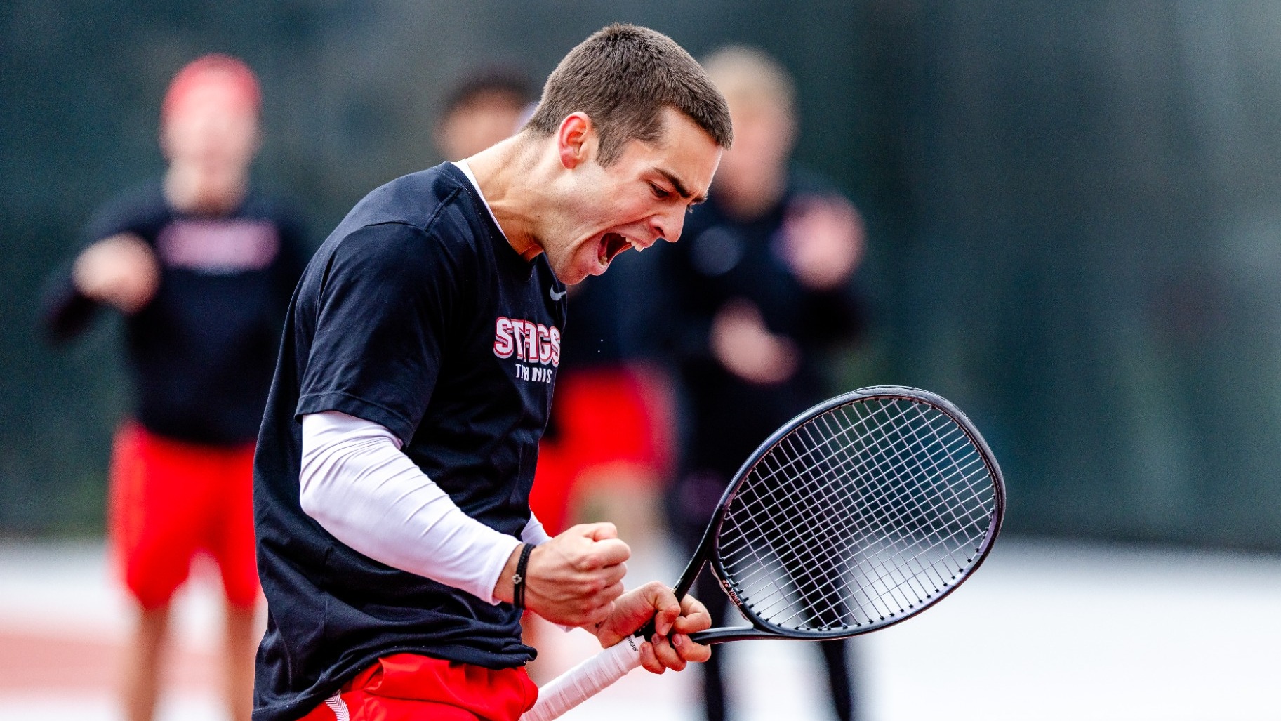 Kostas Kollias celebration vs Siena