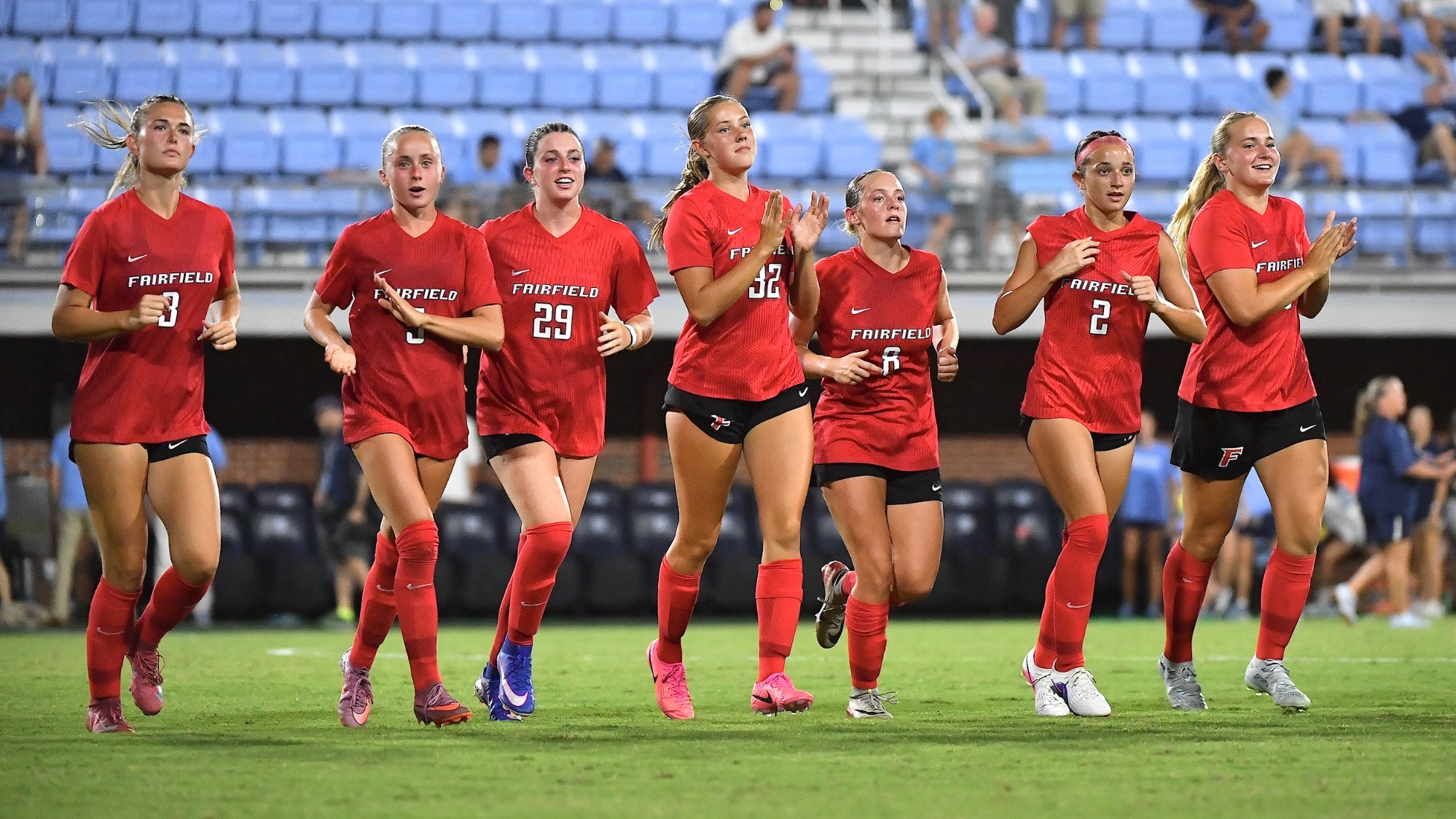 Team running vs UNC